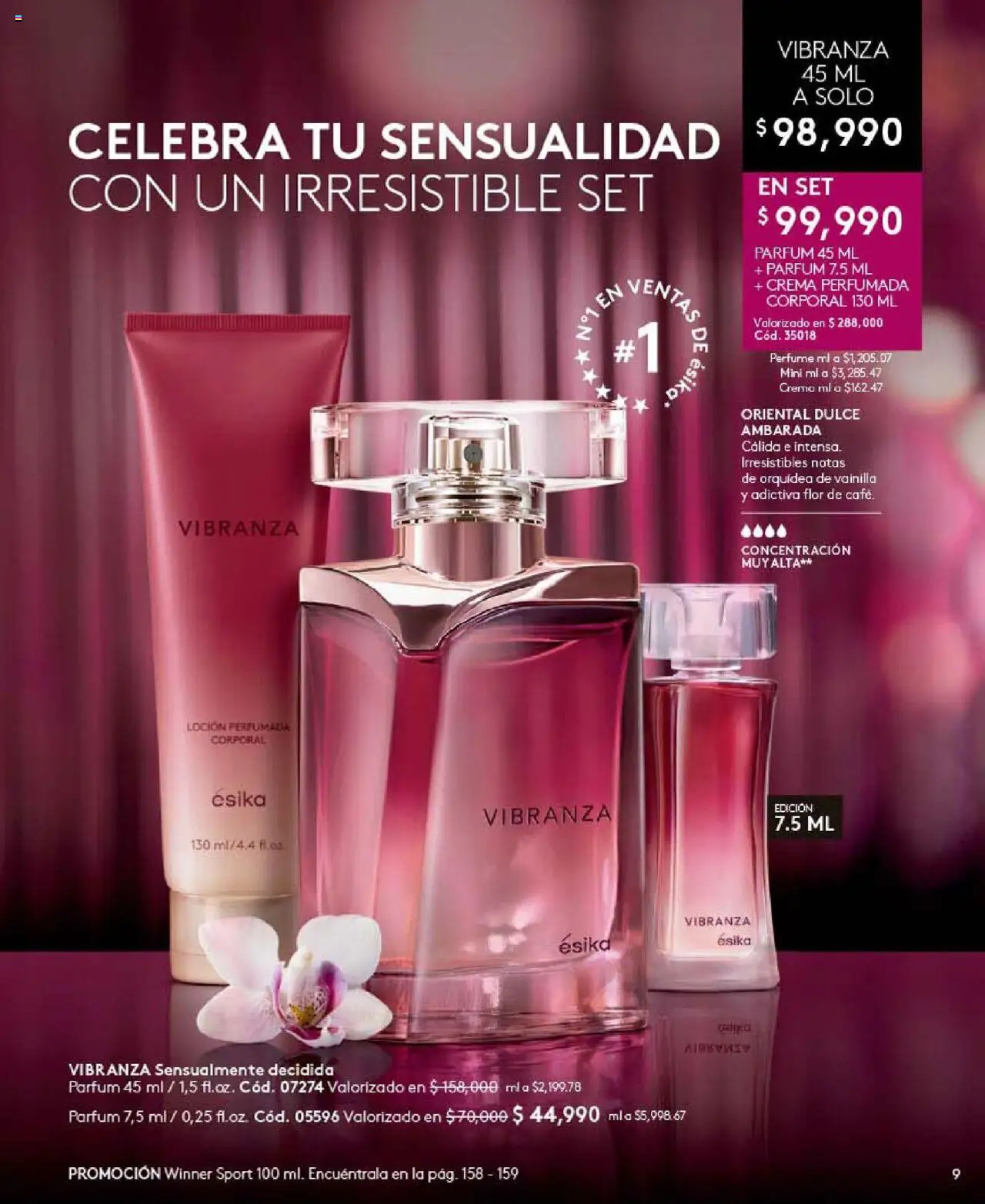 Ésika revista - valida desde el 24.09.2025 | Página: 9 | Productos: Crema, Loción, Perfume