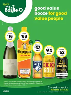 Preview of The Bottle-O Catalogue BREMER BAY - valid from 27.10.2025