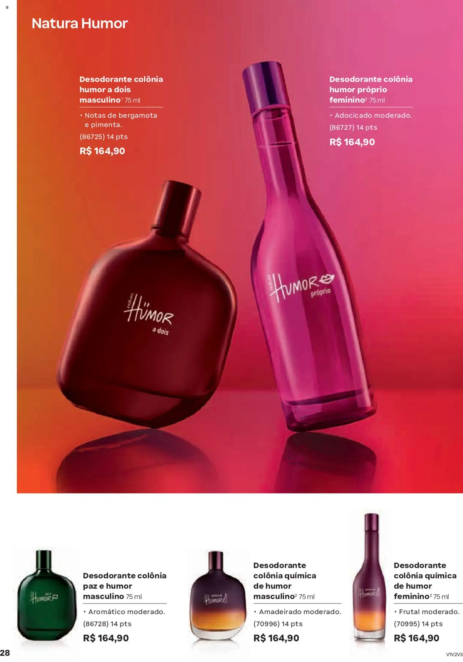 Natura Folheto - válido de 13.01.2026 | Página: 28 | Produtos: Bergamota, Desodorante