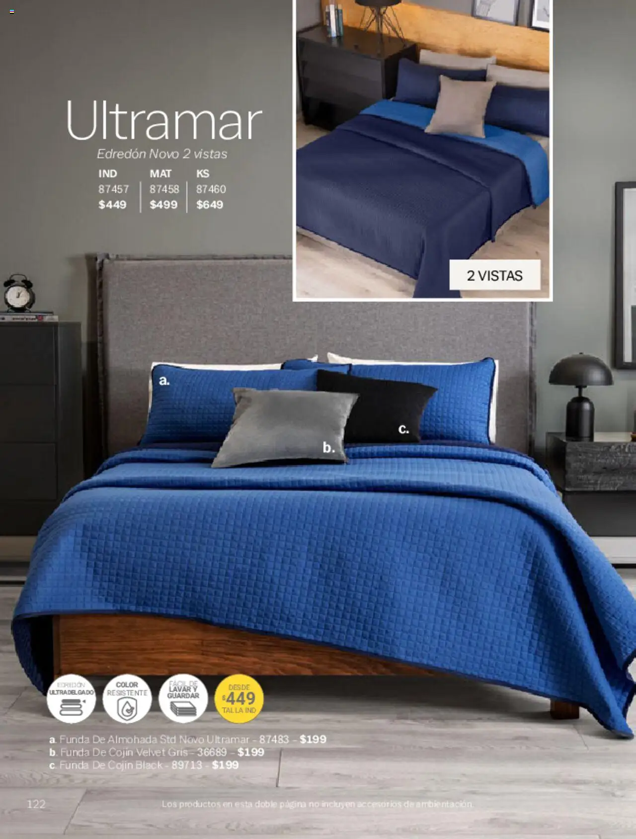 Nuevas ofertas de Vianney válidas en toda la República Mexicana desde el 07.03.2025. ¡Encuentra las mejores ofertas en Vianney catálogo Primavera! | Página: 124 | Productos: Funda, Funda de almohada, Almohada