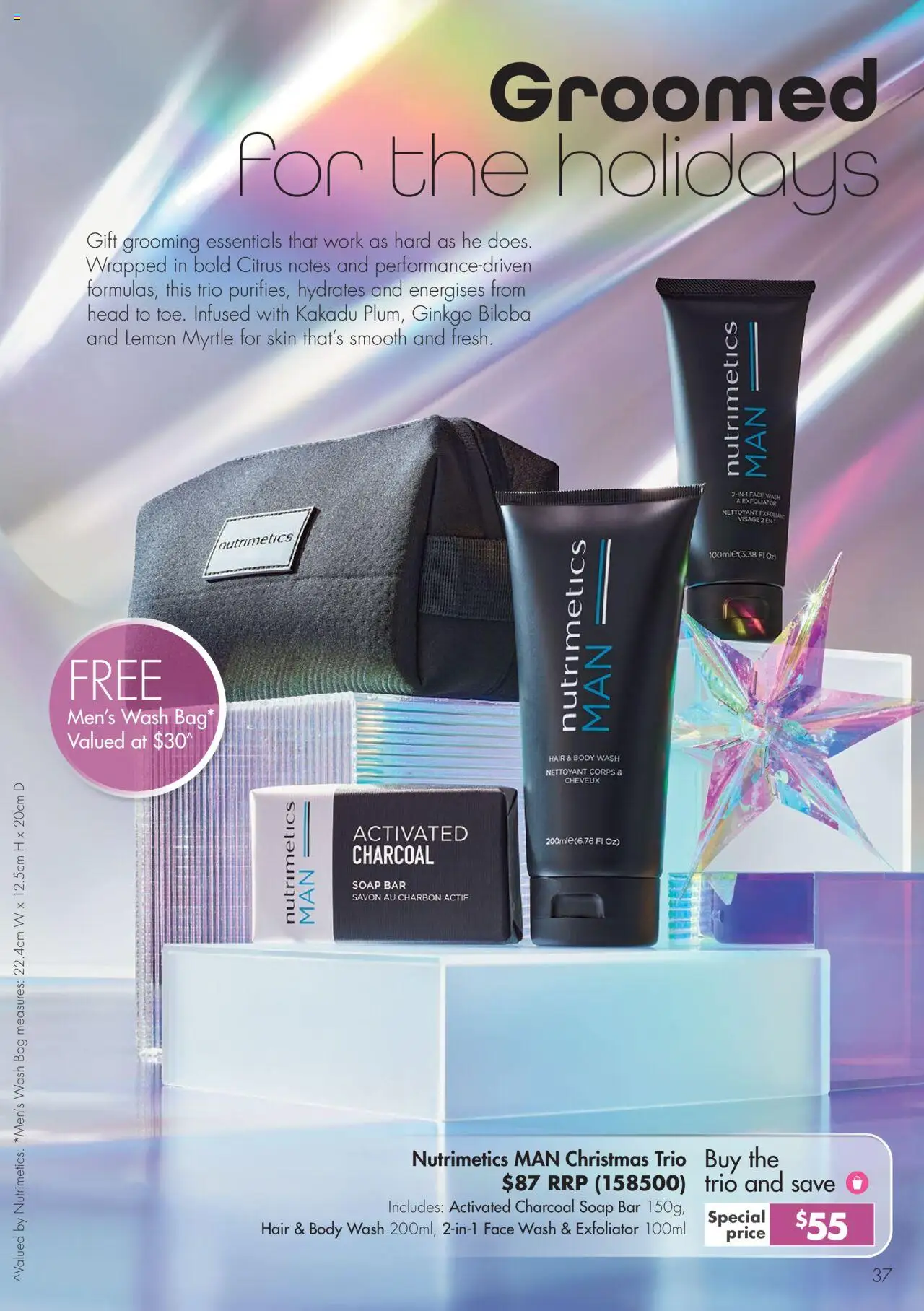Nutrimetics catalogue - valid from 12.10.2025 | Page: 41 | Products: Soap, Face wash, Bag, Exfoliator