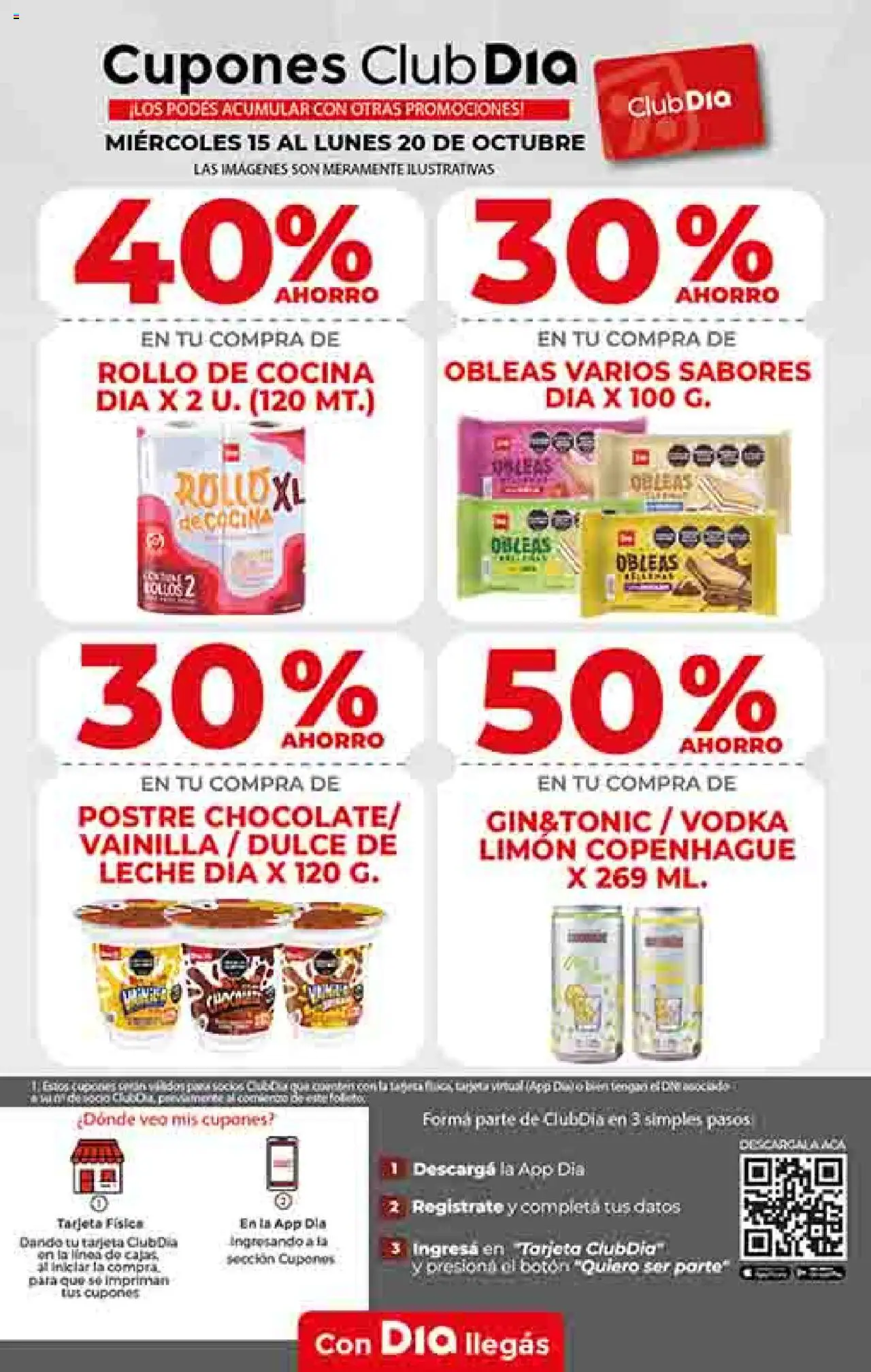 Supermercado DIA Ofertas │ válido desde el 15.10.2025 | Página: 6 | Productos: Vodka, Cocina, Limón, Leche