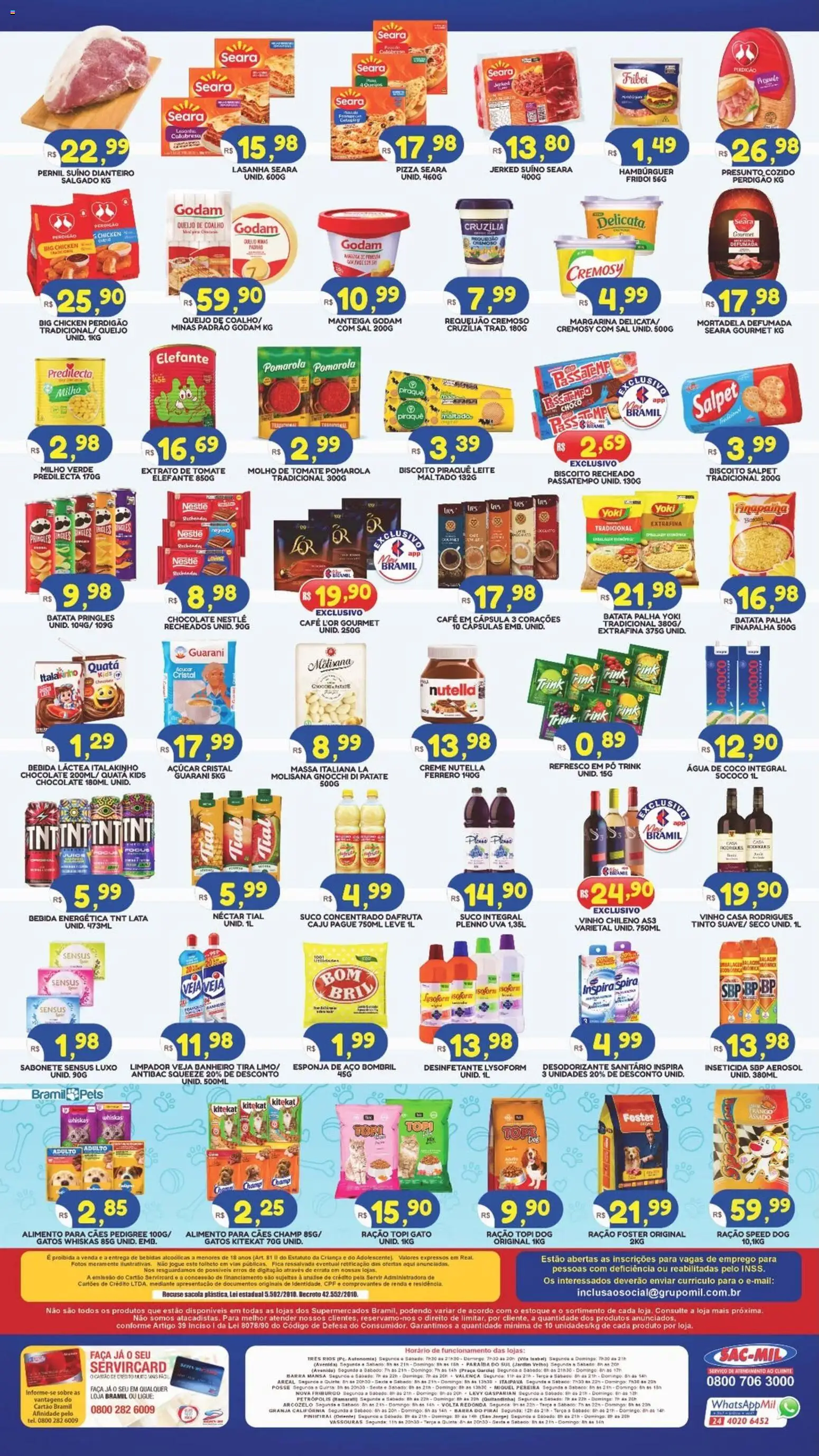 Bramil Supermercados Folheto - válido de 06.04.2026 | Página: 2 | Produtos: Manteiga, Café, Presunto, Inseticida