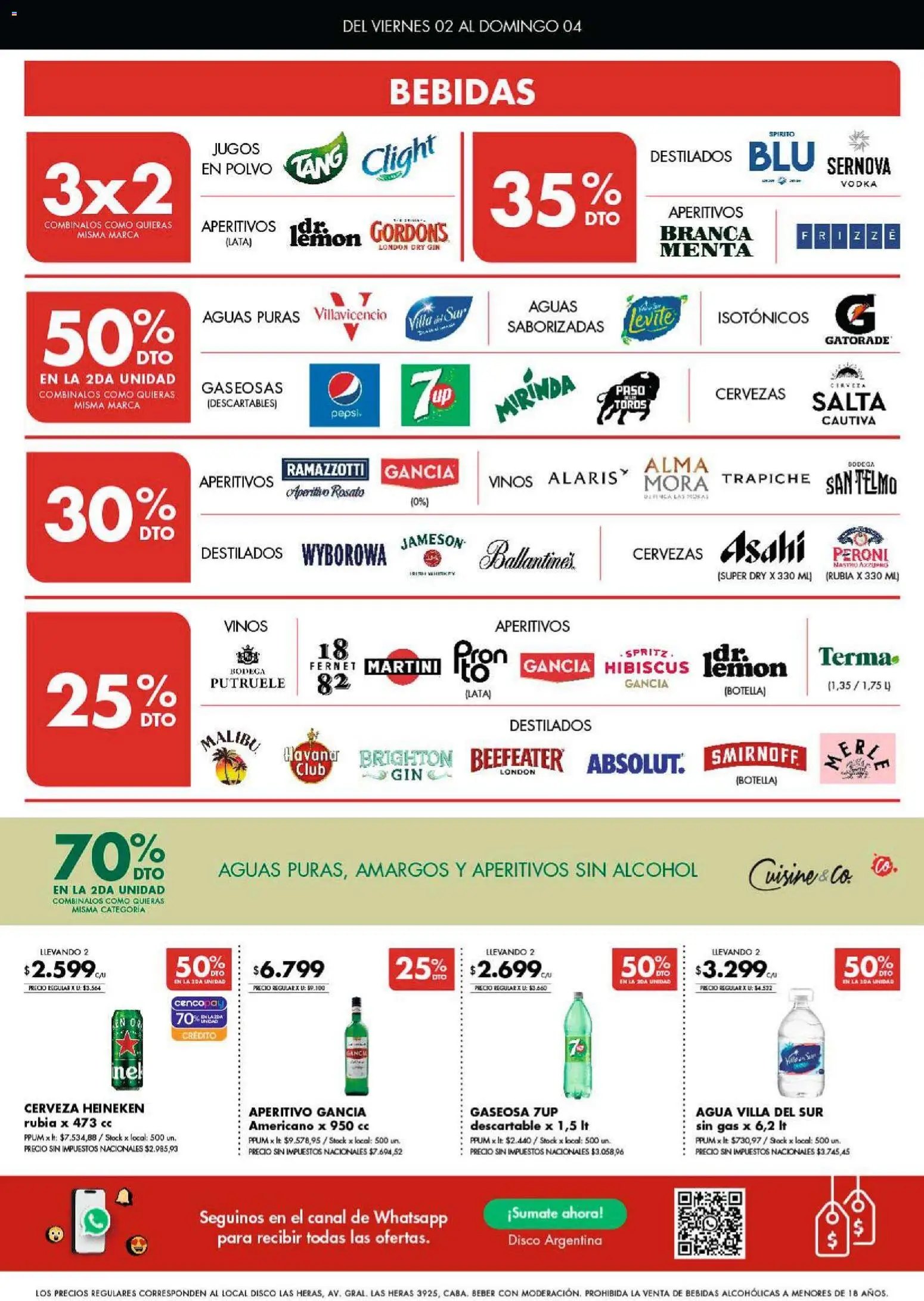 Disco ofertas │ válido desde el 02.01.2026 | Página: 5 | Productos: Vodka, Disco, Gin, Fernet