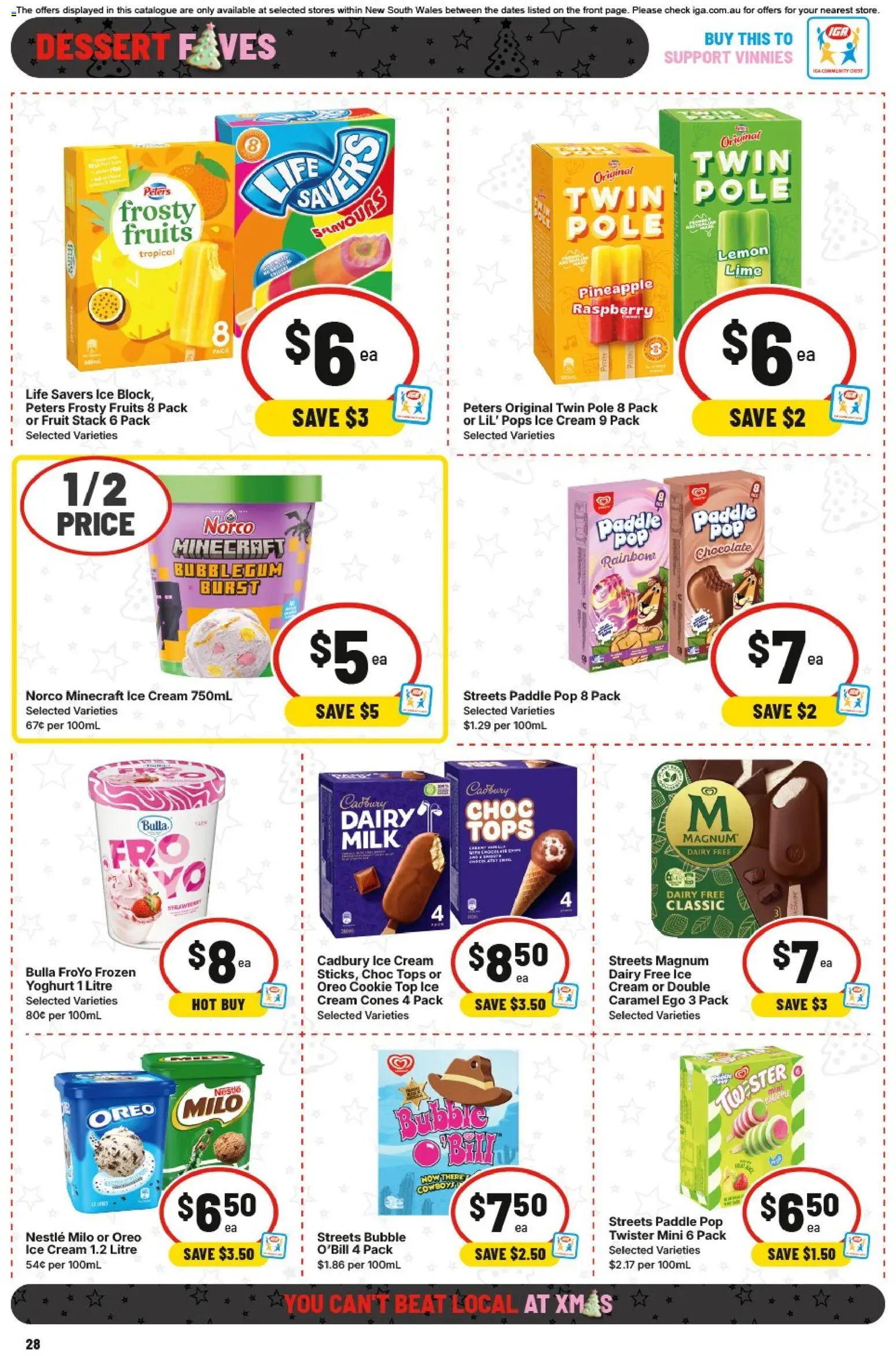 IGA catalogue - valid from 10.12.2025 | Page: 32 | Products: Yoghurt, Pineapple, Cream, Lime