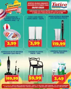 Tatico Folheto - válido de 28.07.2025 | Página: 18 | Produtos: Aspirador de pó, Arroz, Hambúrguer, Refrigerante