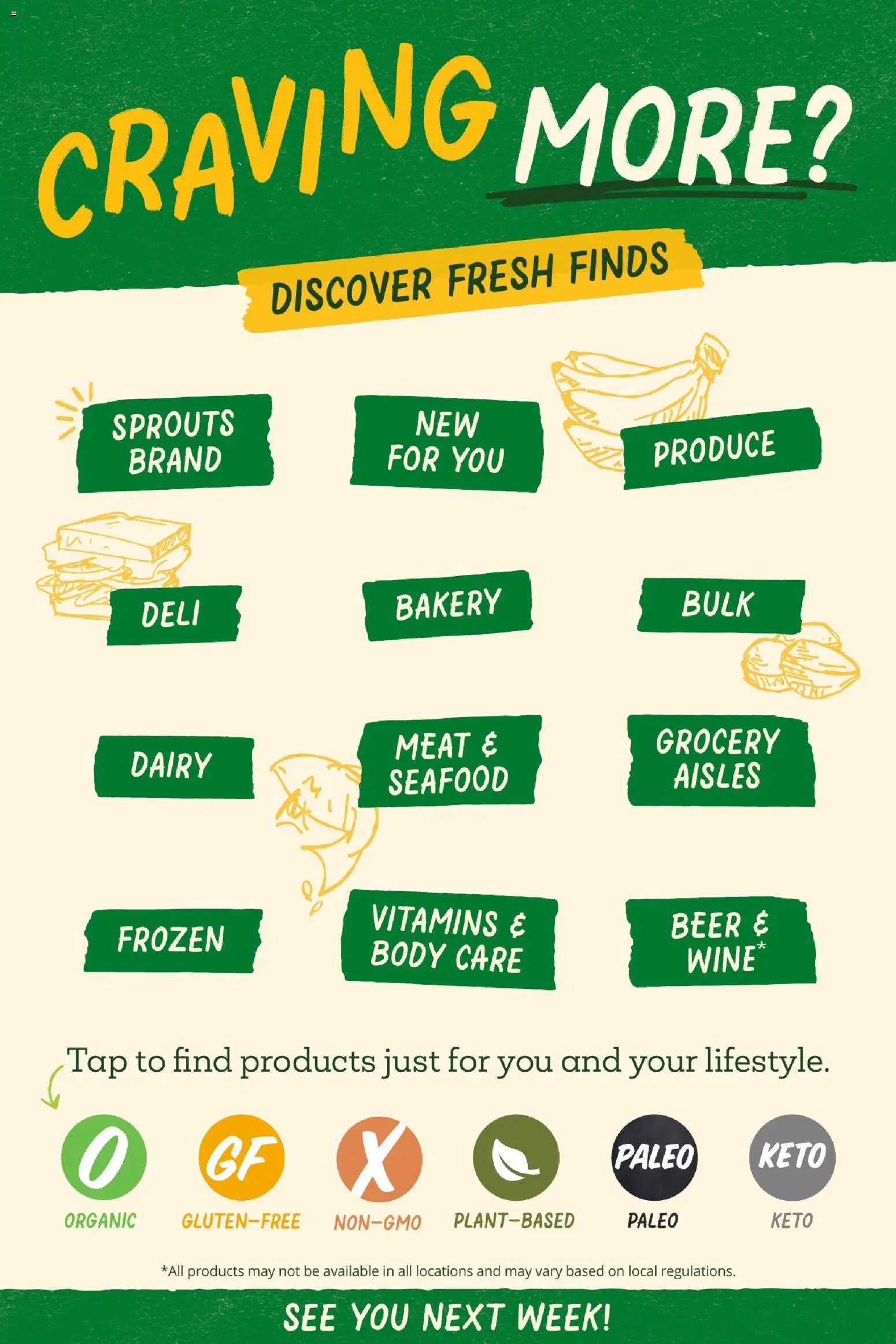 Sprouts Weekly Ad - valid from 25.02.2026 | Page: 12 | Products: Bakery, Wine, Beer, Seafood