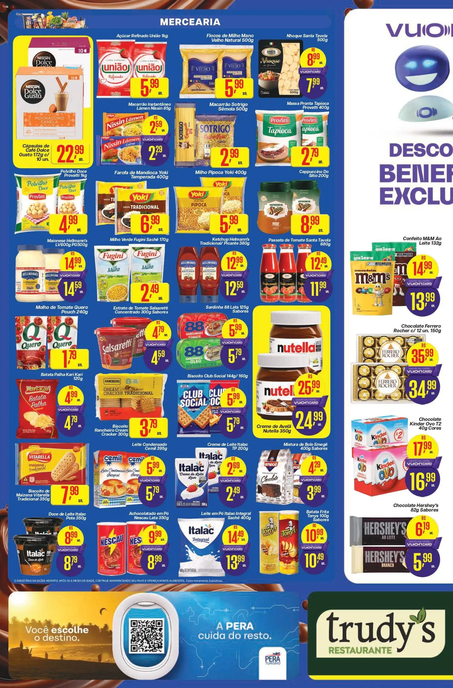 Comper Folheto - válido de 23.03.2026 | Página: 2 | Produtos: Achocolatado, Sardinha, Leite condensado, Batata frita