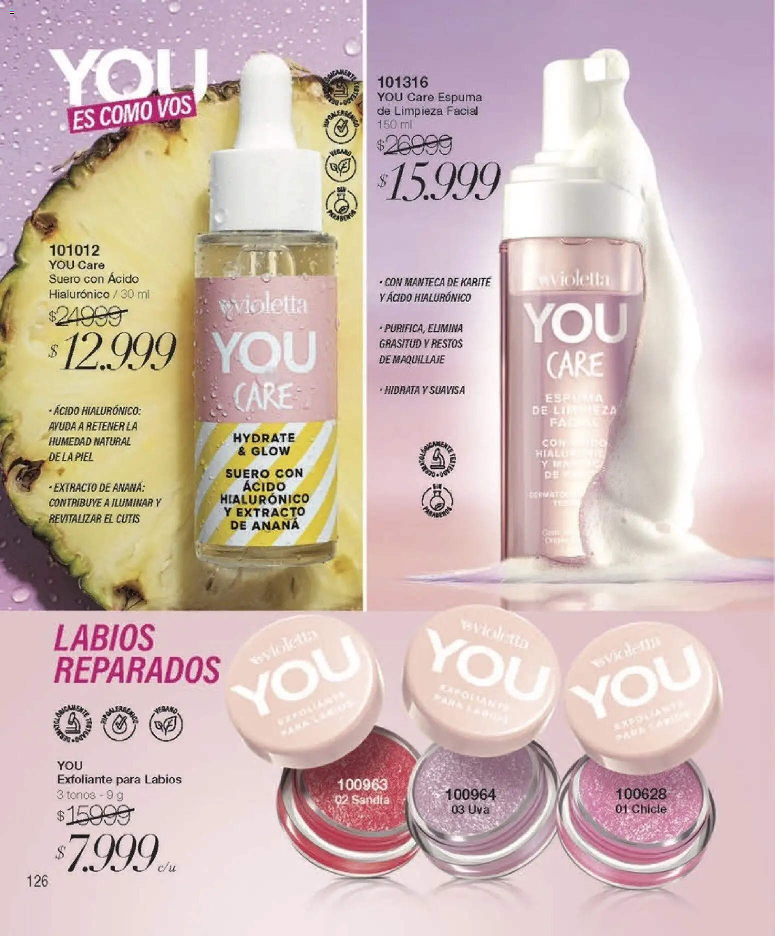 Violetta - Violetta Cosméticos │ válido desde el 18.03.2026 | Página: 126 | Productos: Maquillaje, Espuma, Uva, Chicle