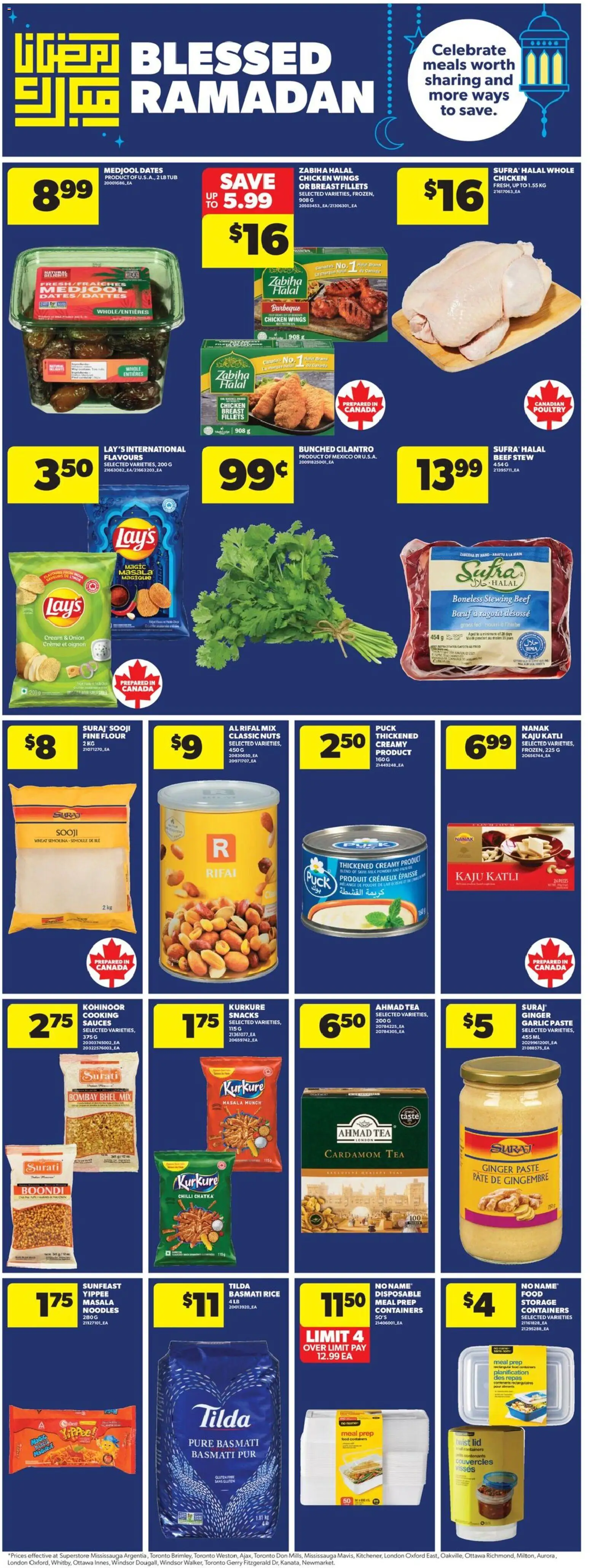 Real Canadian Superstore flyer valid from 05.03.2026 | Page: 18 | Products: Rice, Noodles, Cream, Milk