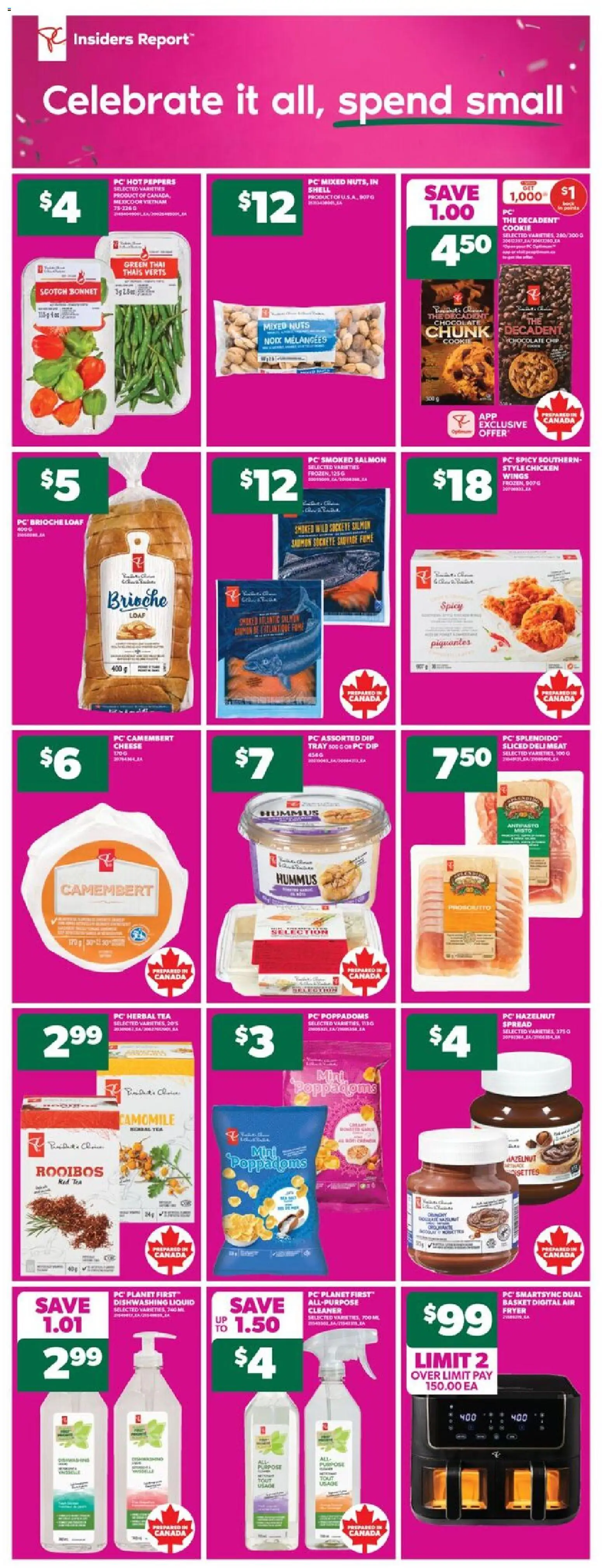 Real Canadian Superstore flyer valid from 13.11.2025 | Page: 10 | Products: Tea, Nuts, Cheese, Chocolate