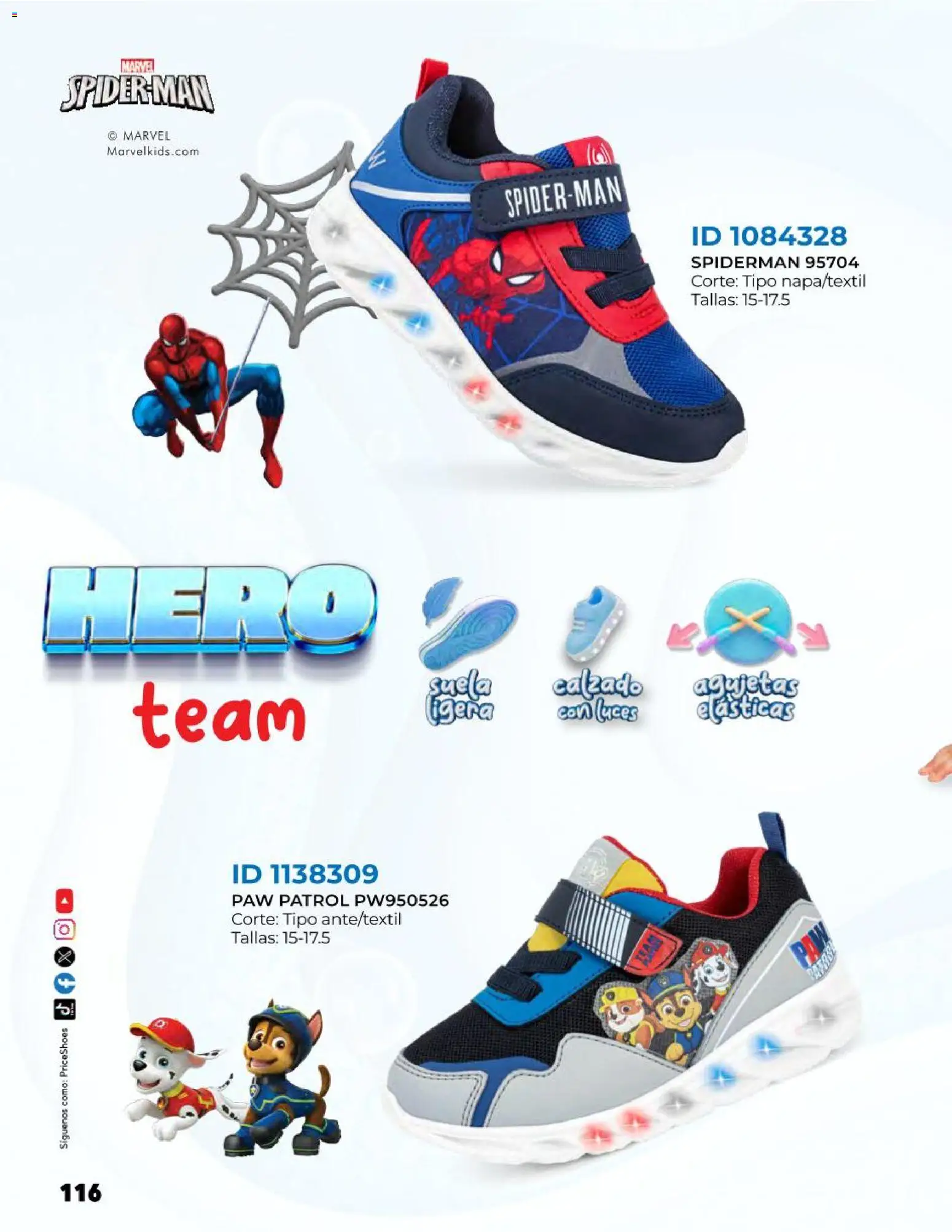 Nuevas ofertas de Price Shoes válidas en toda la República Mexicana desde el 27.10.2025. ¡Encuentra las mejores ofertas en Price Shoes catálogo Kids todo en uno! | Página: 116