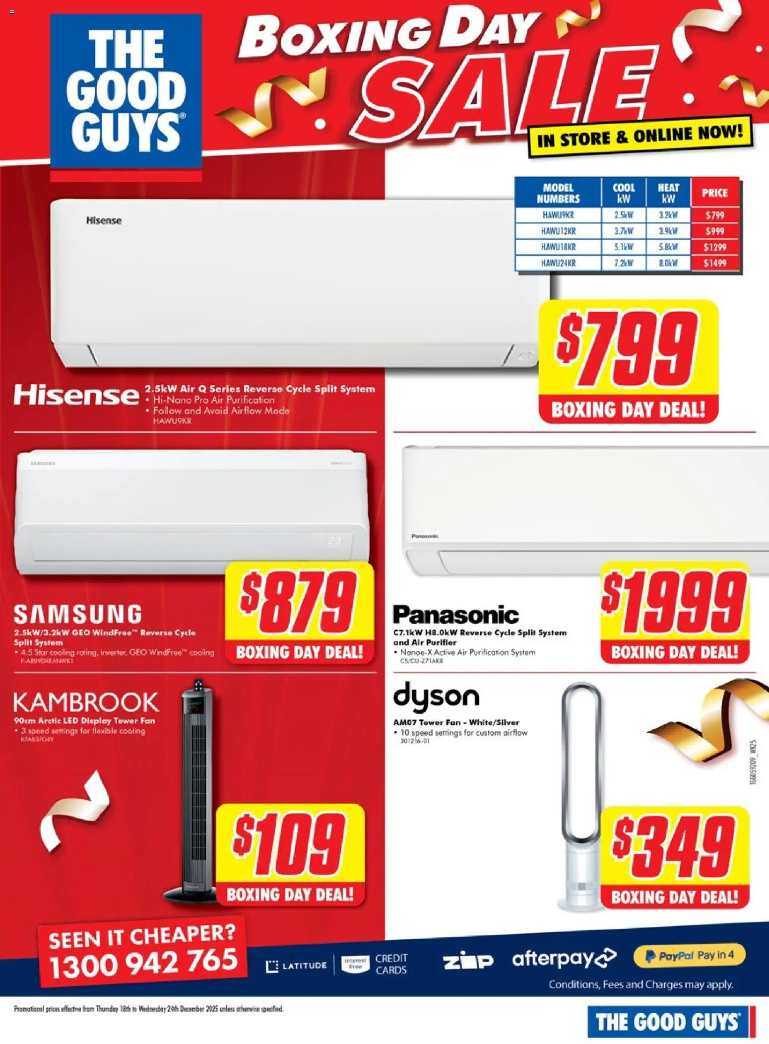 The Good Guys catalogue - valid from 17.12.2025 | Page: 15 | Products: Fan, Air purifier
