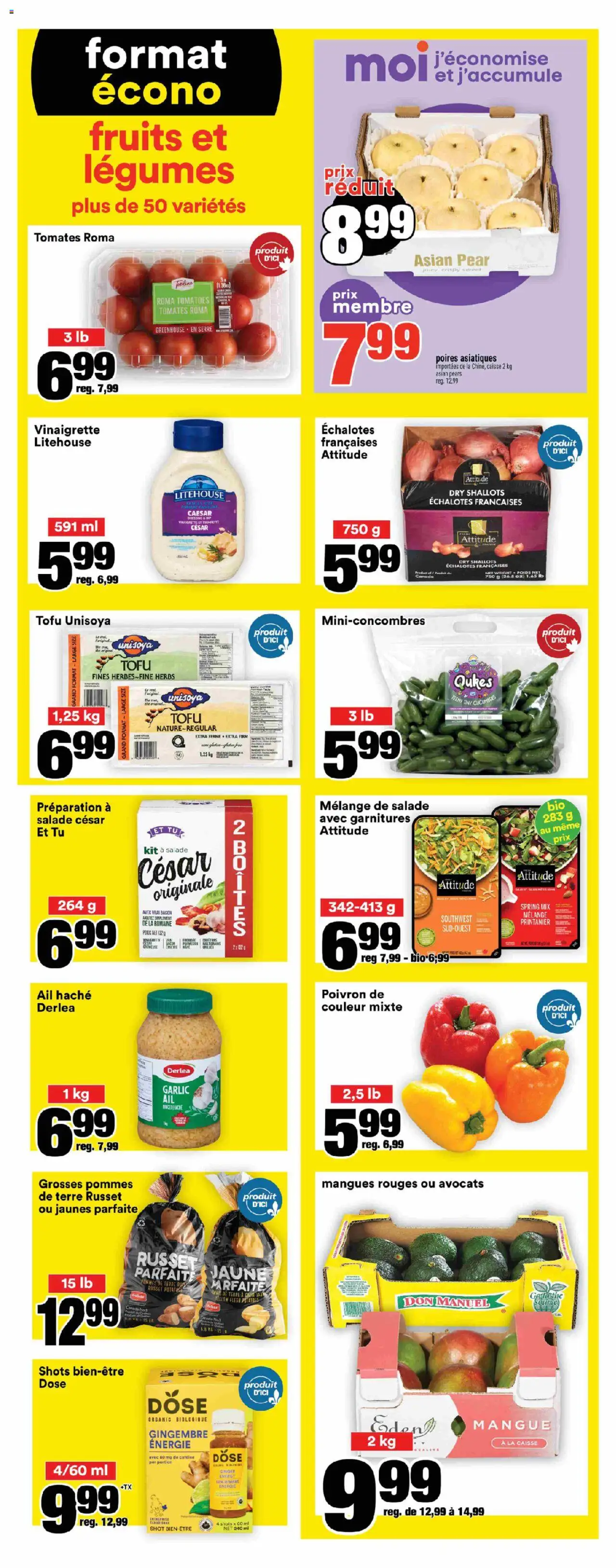 Super C flyer valid from 07.08.2025 | Page: 2 | Products: Cucumbers, Potatoes, Tomatoes