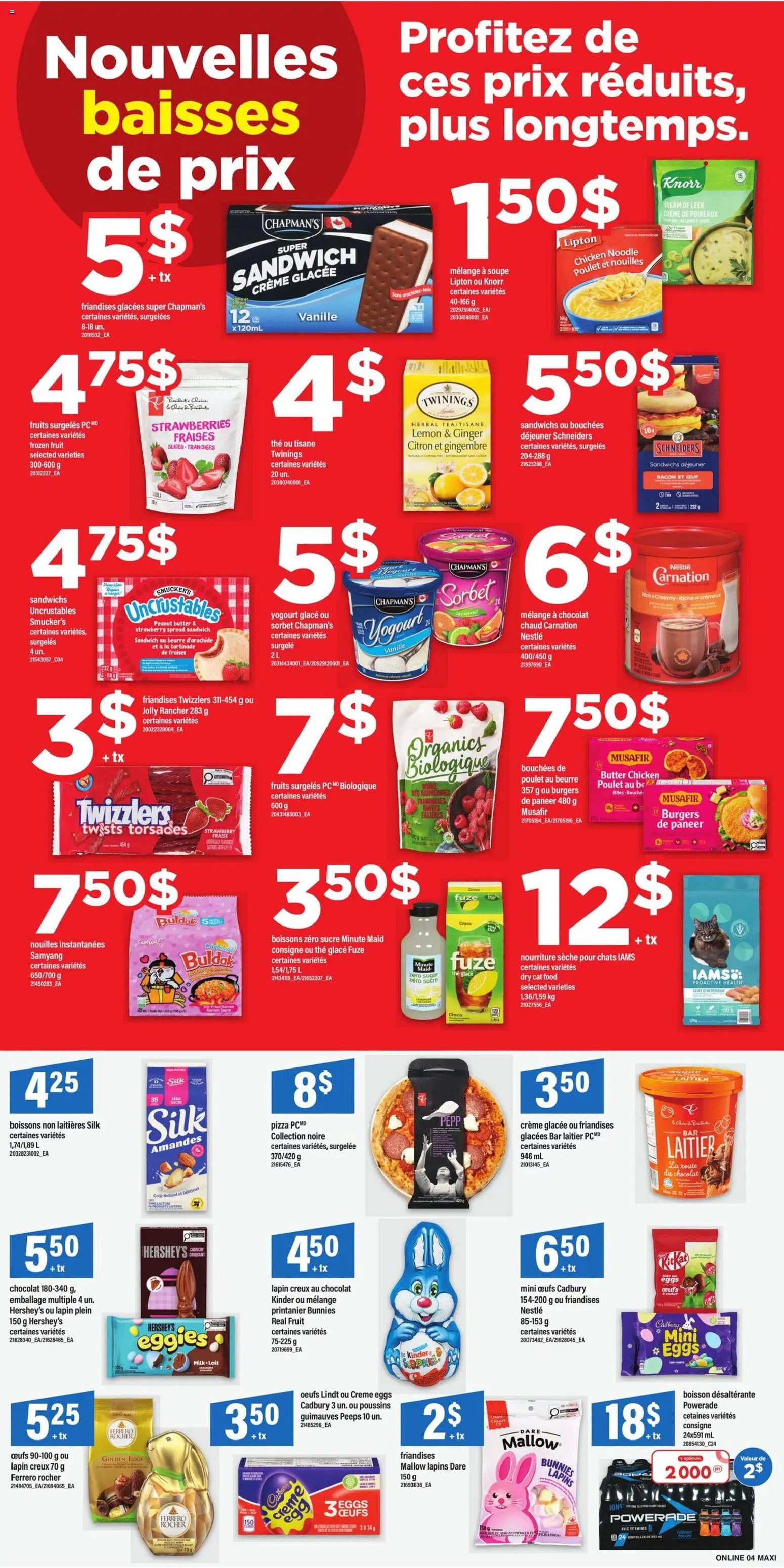 Maxi flyer valid from 19.02.2026 | Page: 9 | Products: Strawberries, Cream, PC, Pizza