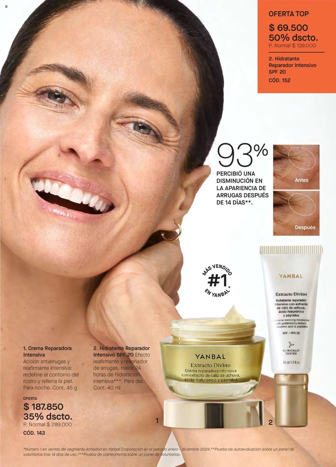 Yanbal revista - valida desde el 11.10.2025 | Página: 19 | Productos: Crema, Sobre, Top, Contorno