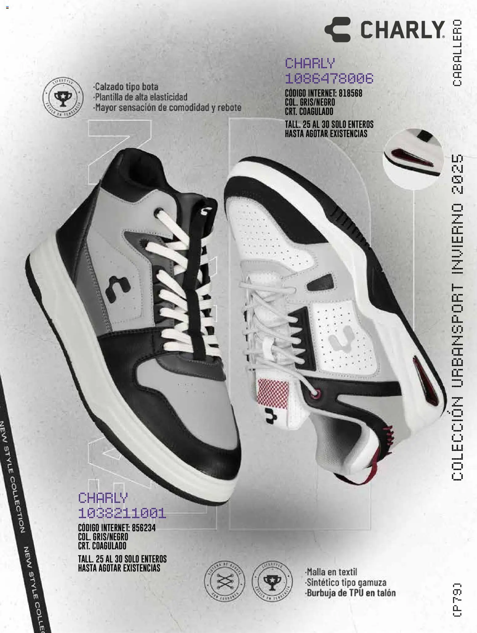 Nuevas ofertas de Impuls válidas en toda la República Mexicana desde el 01.09.2025. ¡Encuentra las mejores ofertas en Impuls catálogo Urban Sport Invierno 2025! | Página: 81 | Productos: Gamuza, Malla