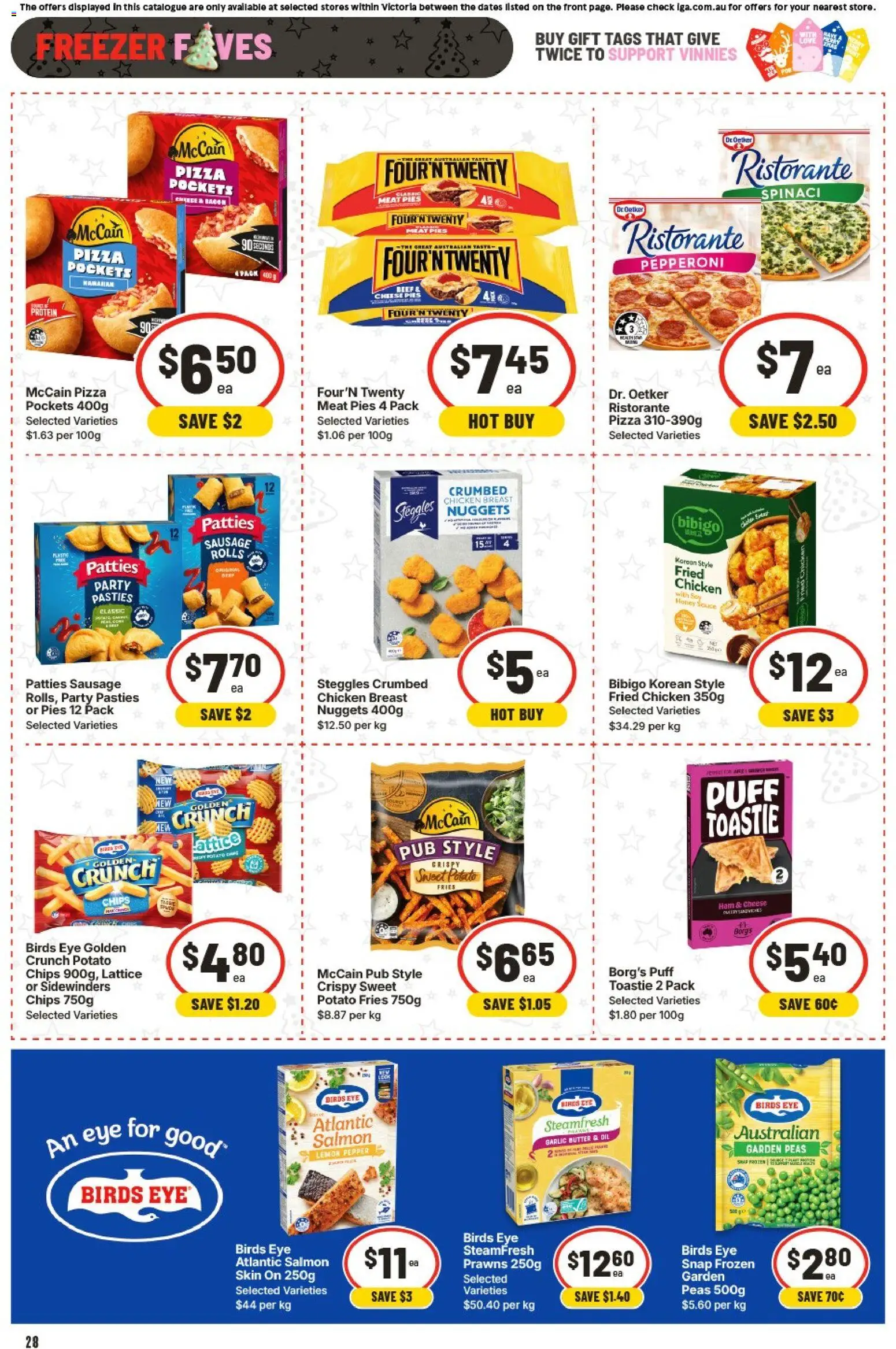IGA catalogue - valid from 26.11.2025 | Page: 28 | Products: Butter, Chicken, Prawns, Garlic