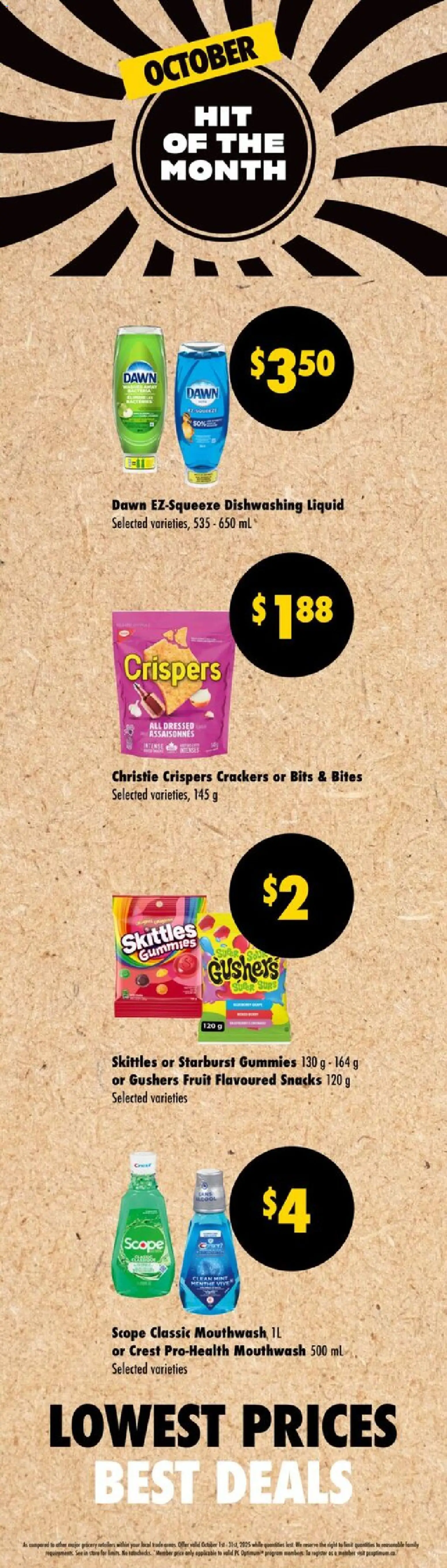 Wholesale Club flyer valid from 23.10.2025 | Page: 1 | Products: Mouthwash