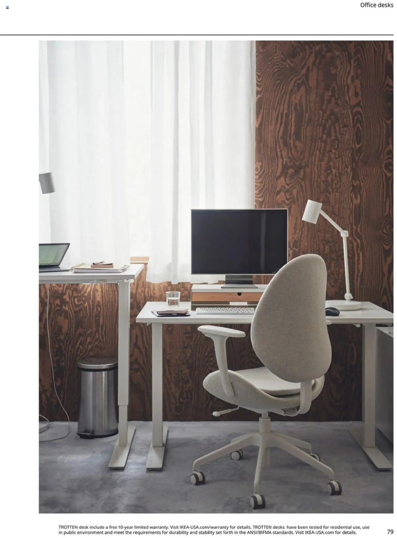 IKEA Office Brochure 2025 - valid from 01.03.2025 | Page: 79 | Products: Desk