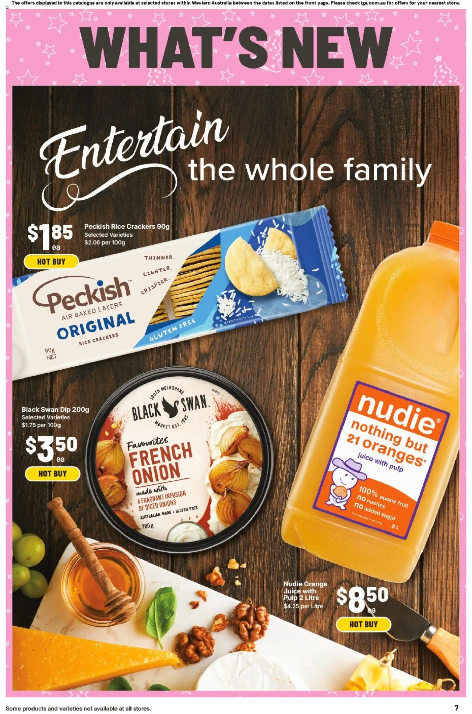 IGA catalogue - valid from 26.11.2025 | Page: 10 | Products: Crackers, Juice, Rice, Sugar