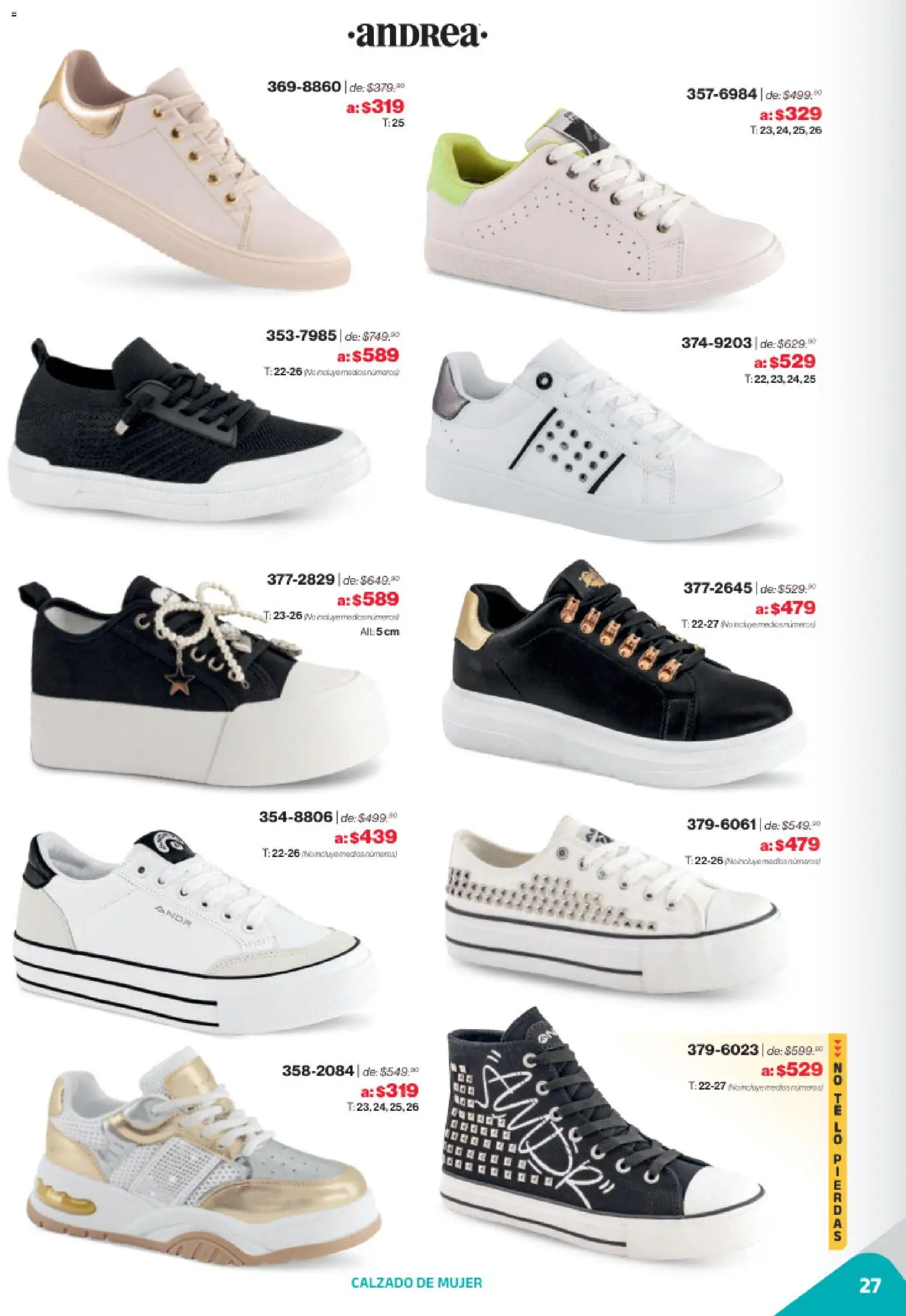 Nuevas ofertas de Andrea válidas en toda la República Mexicana desde el 02.11.2025. ¡Encuentra las mejores ofertas en Andrea catálogo Outlet! | Página: 27