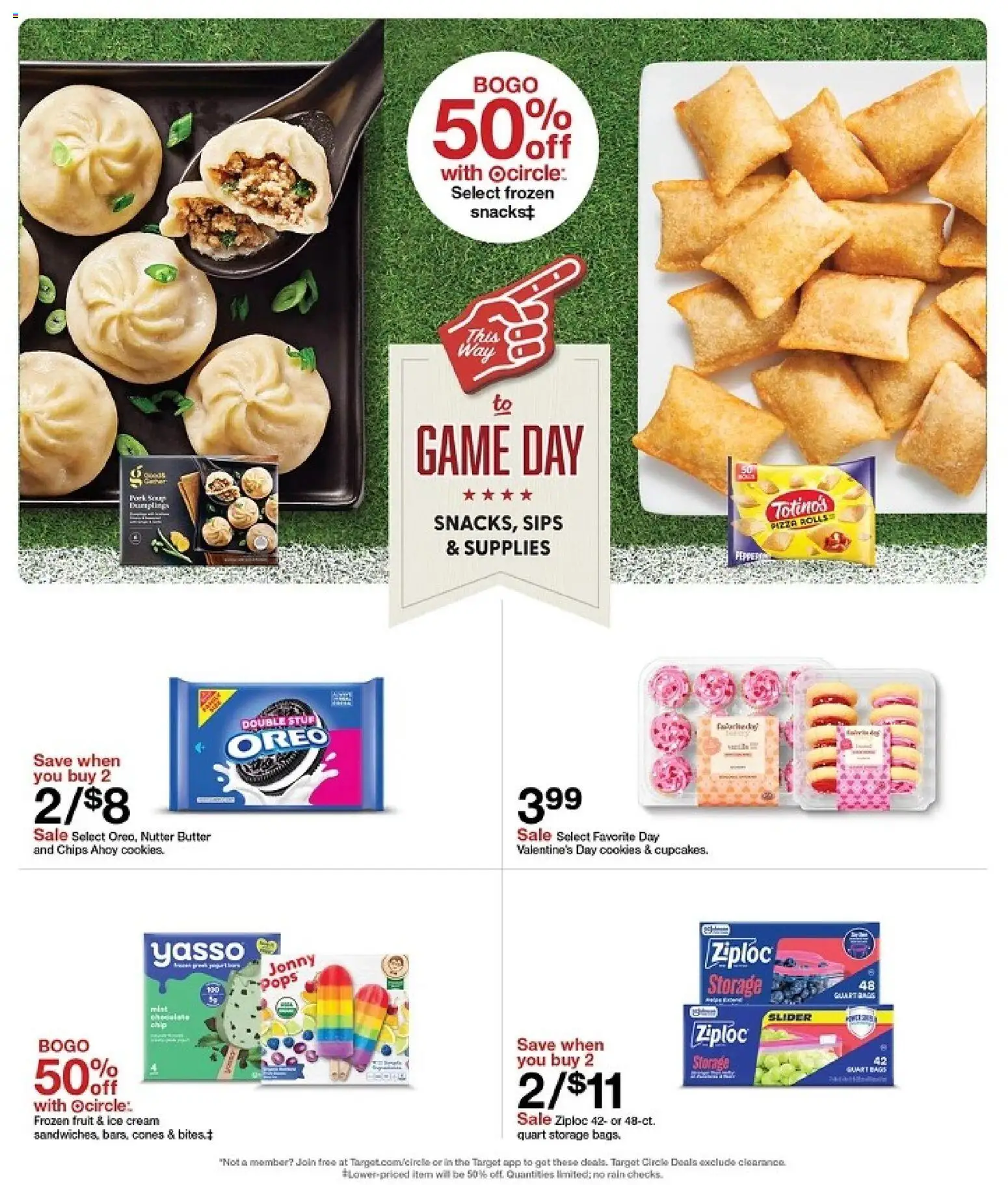 Target Weekly Ad - valid from 01.02.2026 | Page: 6 | Products: Butter, Chips, Cream, Game