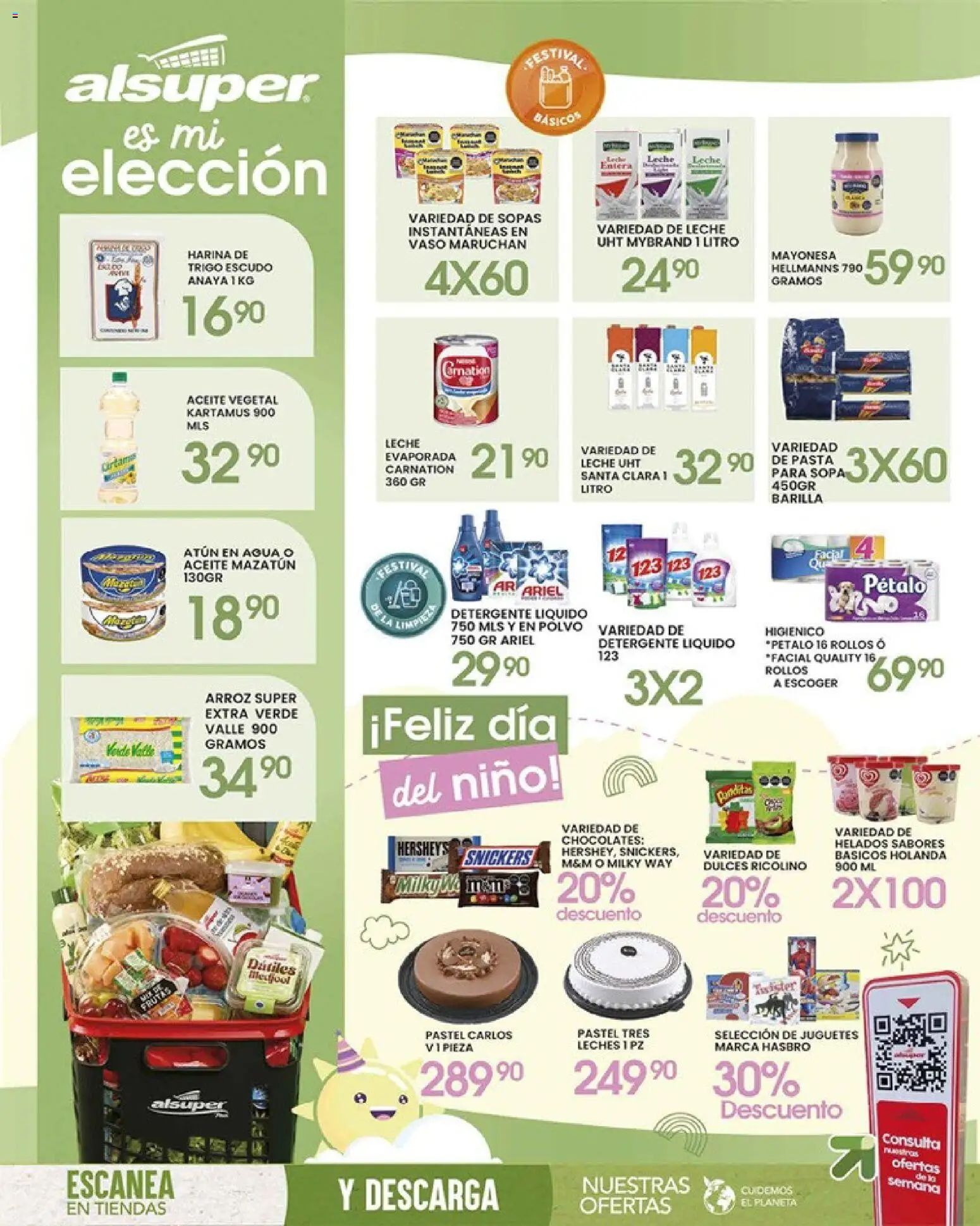 Nuevas ofertas de Alsuper válidas en toda la República Mexicana desde el 28.04.2026. ¡Encuentra las mejores ofertas en Alsuper folleto Torreon! | Página: 8 | Productos: Agua, Chocolate, Arroz, Dulces