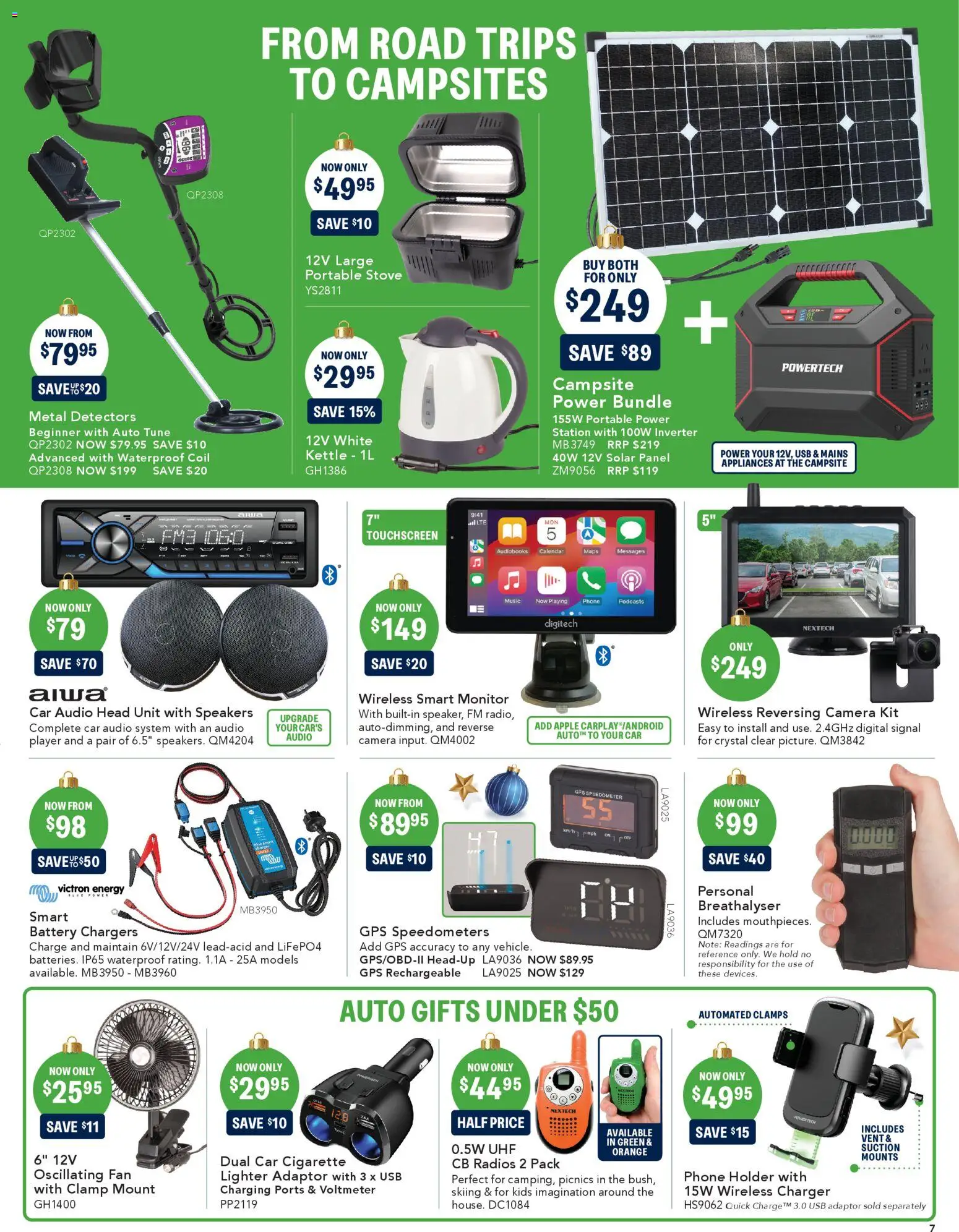 Jaycar catalogue - valid from 04.12.2025 | Page: 7 | Products: Battery, Adaptor, Monitor, Usb