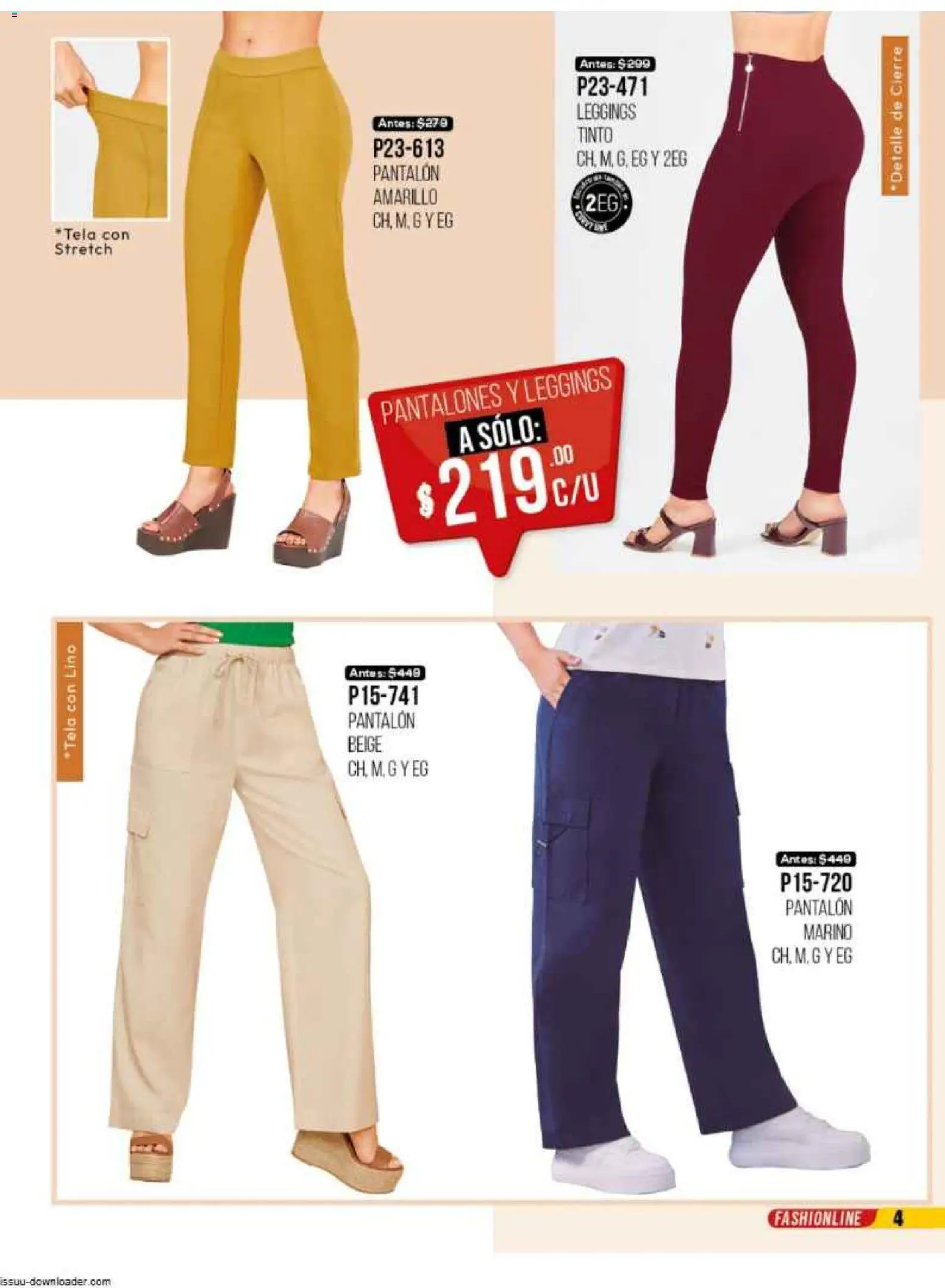 Nuevas ofertas de Cklass válidas en toda la República Mexicana desde el 31.10.2025. ¡Encuentra las mejores ofertas en Cklass catálogo Super Rebajas Ropa! | Página: 7 | Productos: Pantalones, Leggings