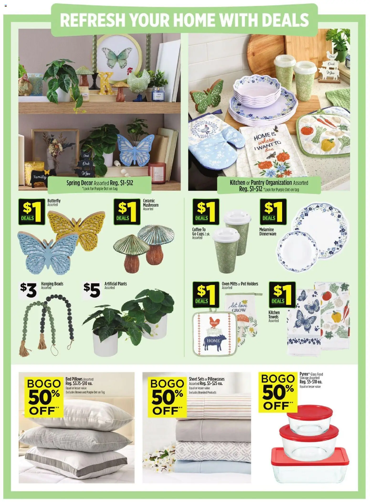 Dollar General Weekly Ad - TX - valid from 04.01.2026 | Page: 7 | Products: Bed, Coffee, Sheet, Oven