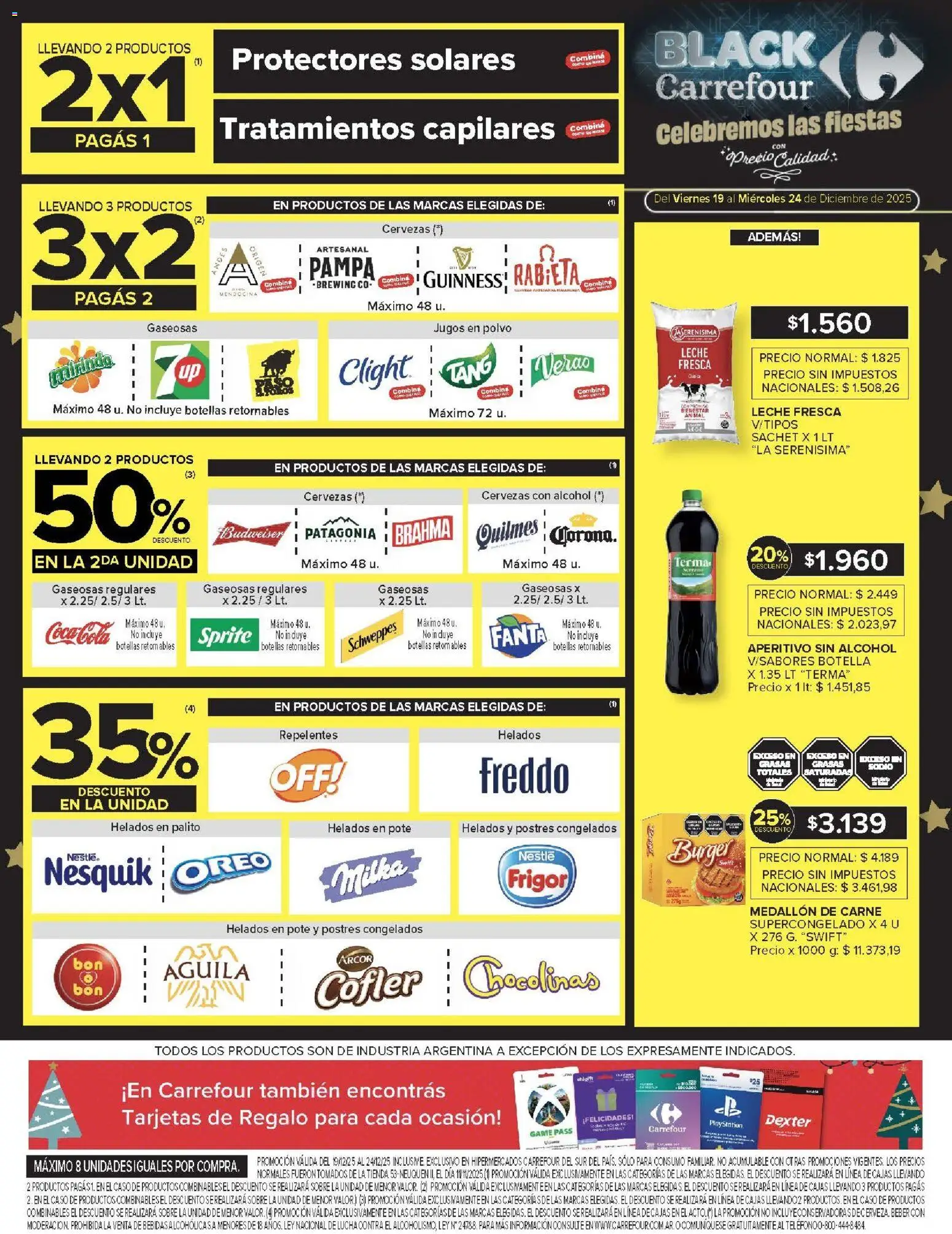 Carrefour ofertas │ válido desde el 19.12.2025 | Página: 8 | Productos: Caso, Botella, Sobre, Polvo