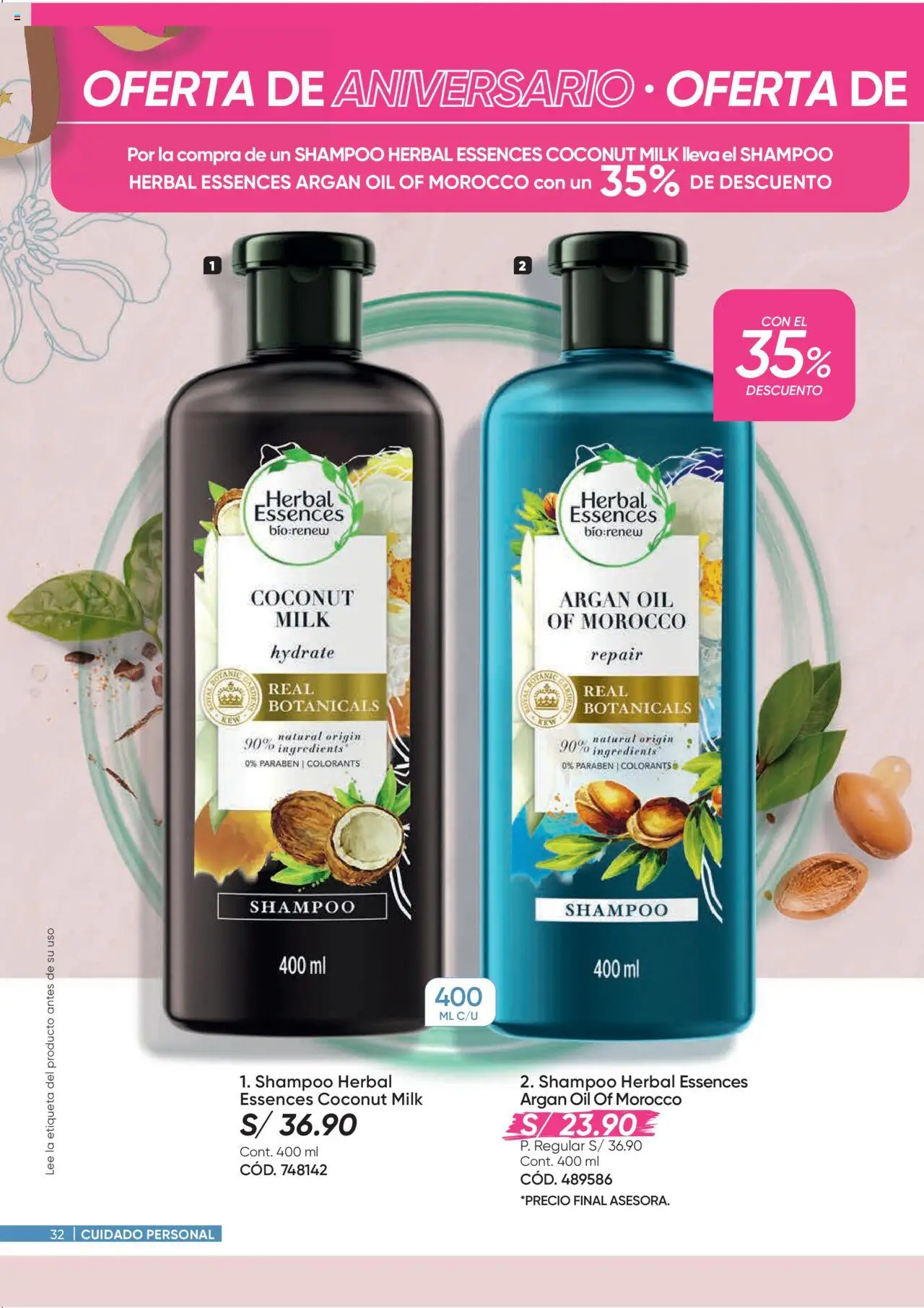 Catálogo Azzorti válido desde 15.09.2025 | Página: 32 | Productos: Shampoo