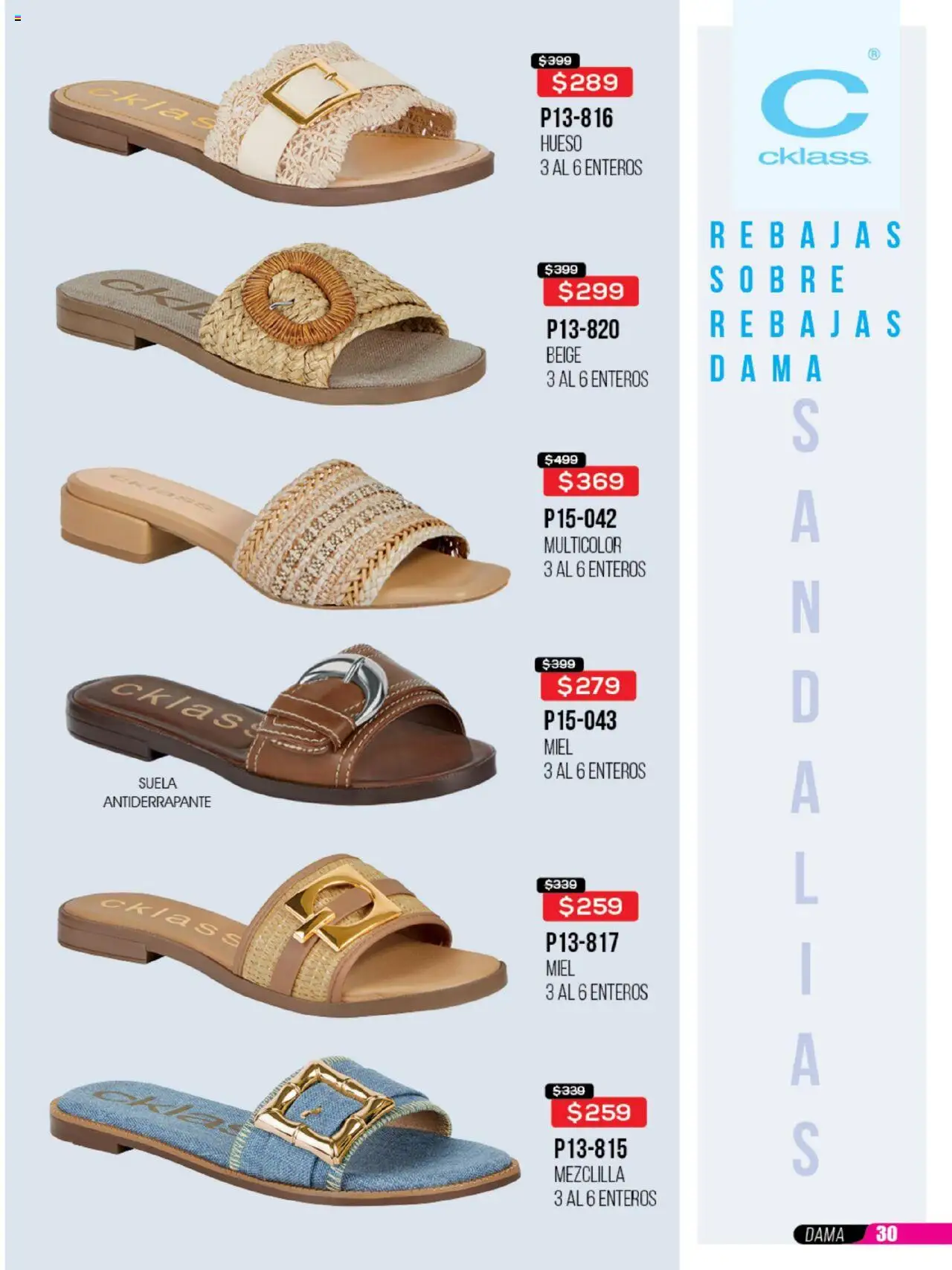 Nuevas ofertas de Cklass válidas en toda la República Mexicana desde el 23.06.2025. ¡Encuentra las mejores ofertas en Cklass catálogo Rebajas Sobre Calzado! | Página: 31 | Productos: Sobre