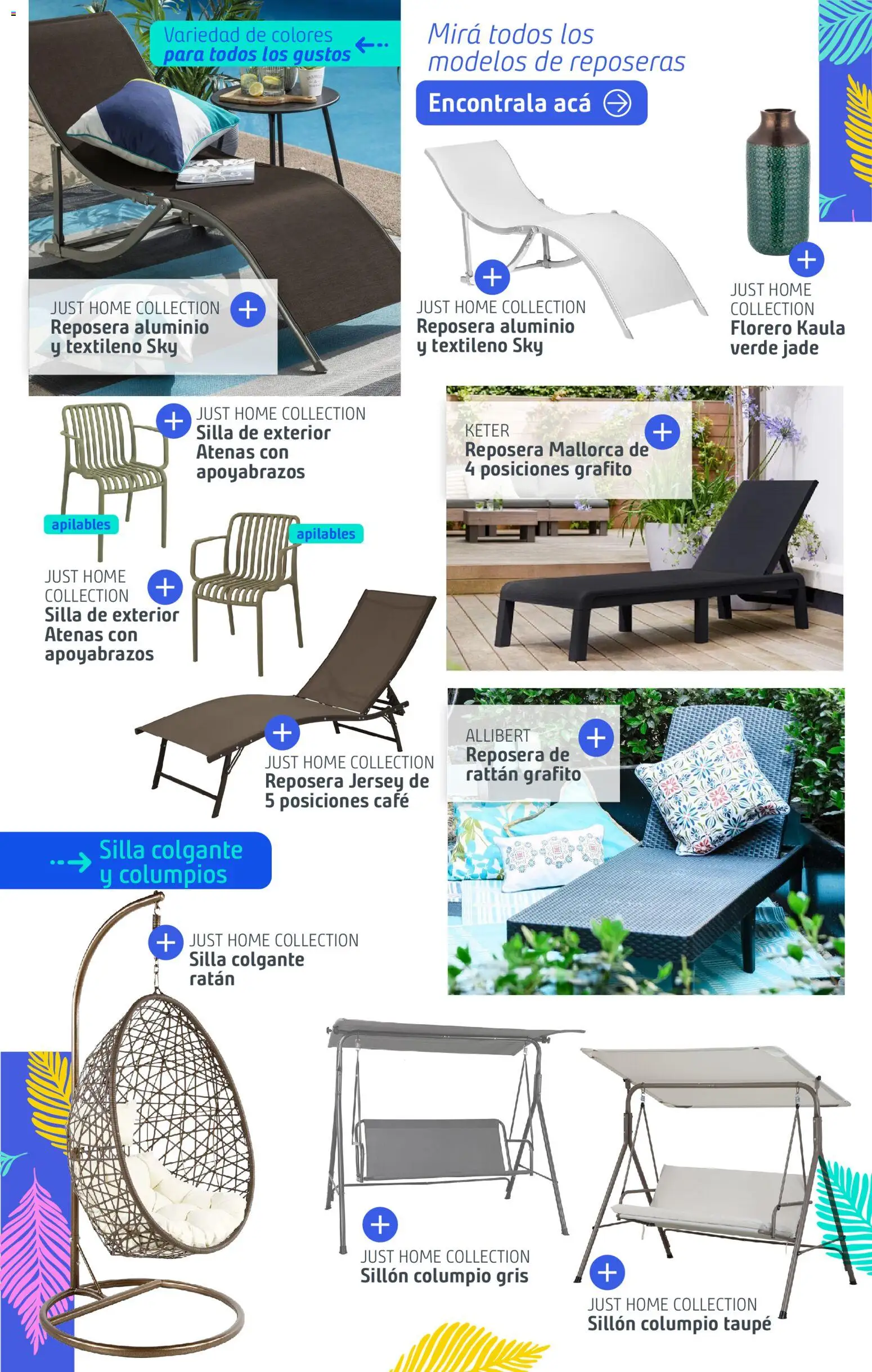 Sodimac catálogo │ válido desde el 18.12.2025 | Página: 15 | Productos: Silla, Columpio, Café, Florero