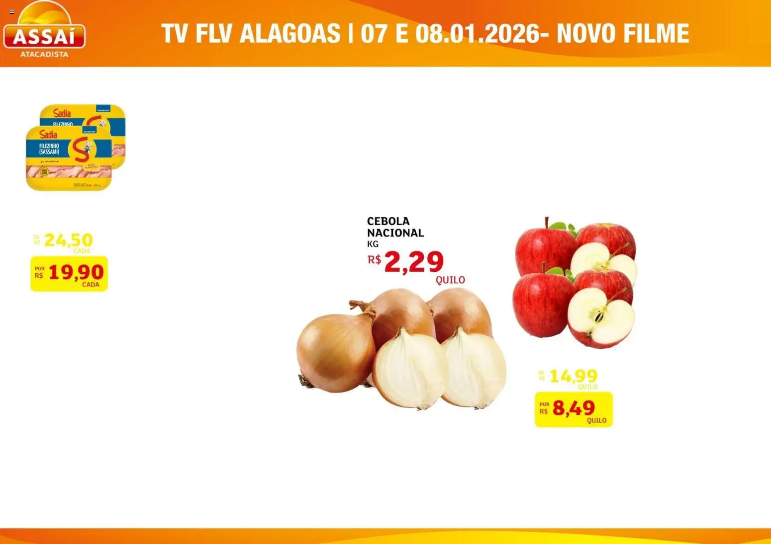 Assaí Atacadista Folheto - válido de 04.03.2026 | Página: 1 | Produtos: Cebola, Tv