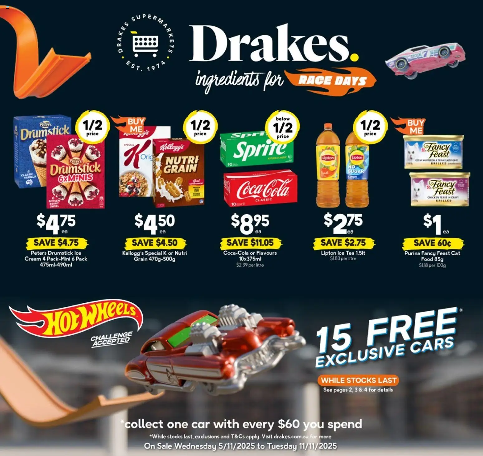 Drakes catalogue - valid from 05.11.2025 | Page: 1 | Products: Tea, Cream, Sugar