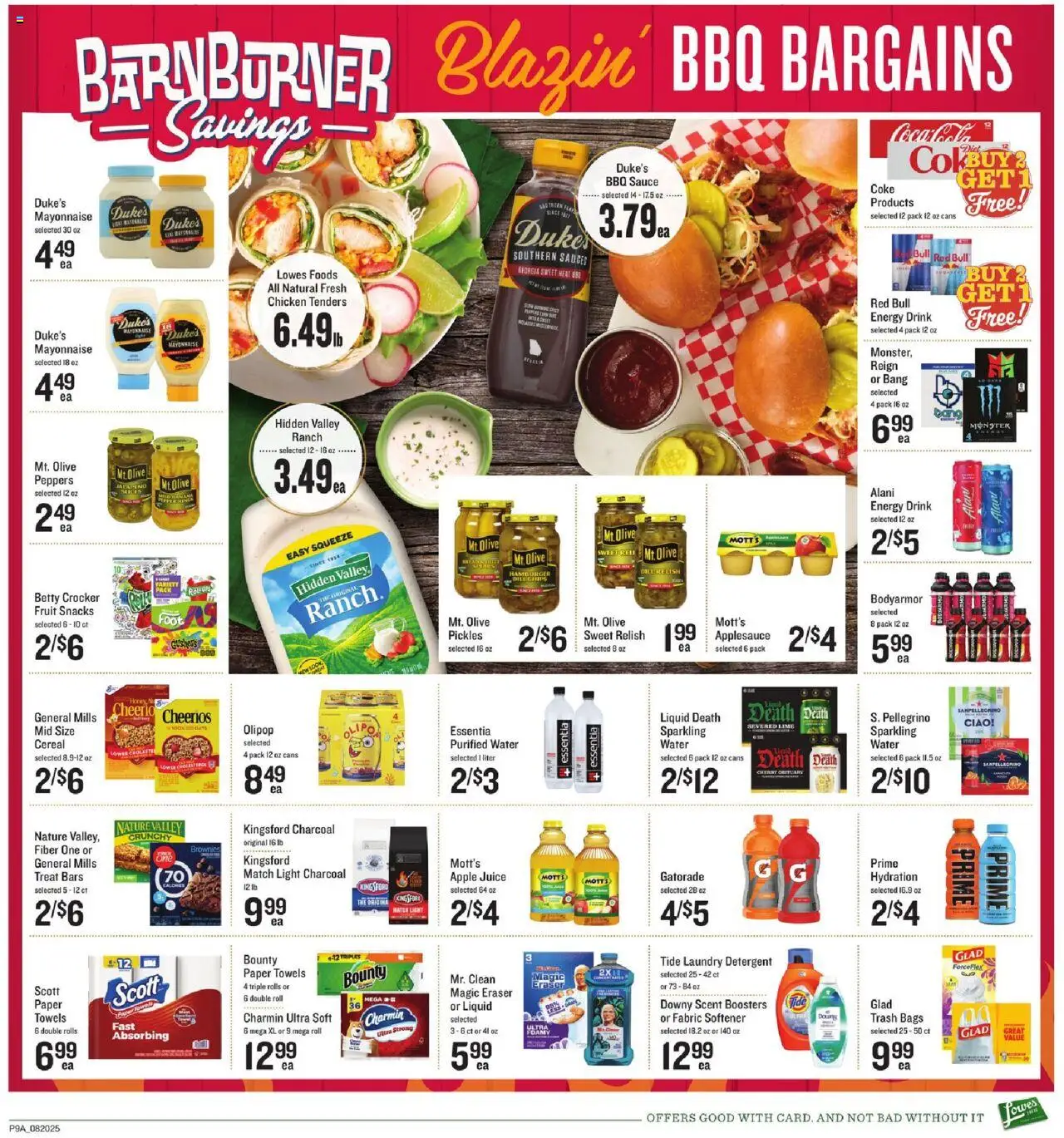 Lowes Foods Weekly Ad - valid from 20.08.2025 | Page: 14 | Products: Fabric softener, Sauce, Lime, Dill