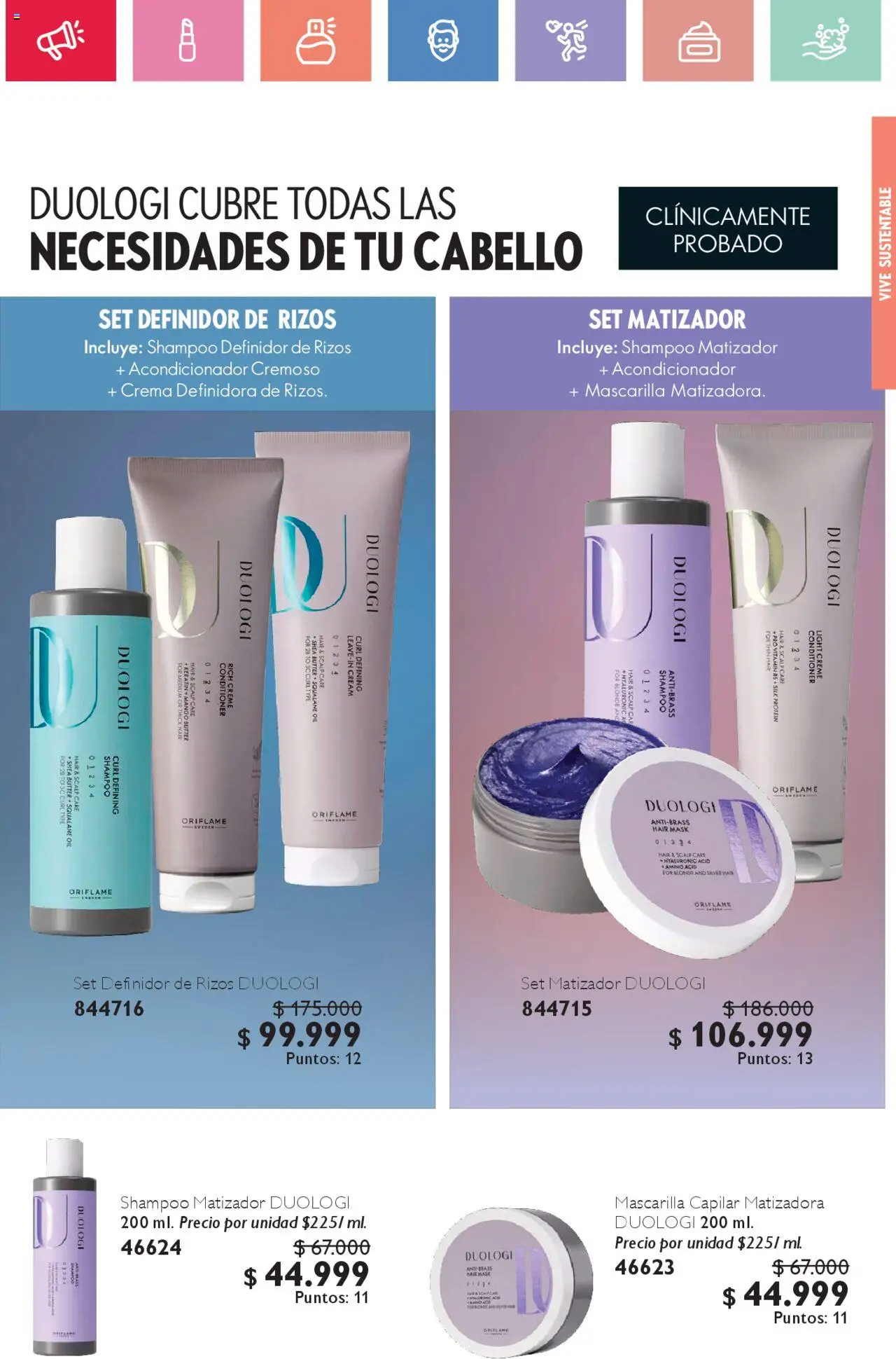 Oriflame revista - valida desde el 02.08.2025 | Página: 79 | Productos: Crema, Shampoo, Mascarilla, Acondicionador
