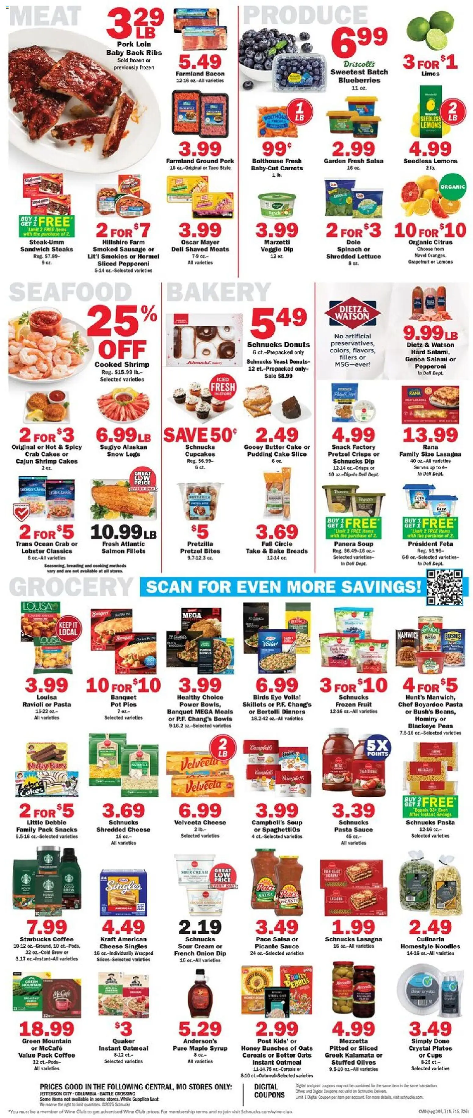 Schnucks Weekly Ad - valid from 26.12.2025 | Page: 4 | Products: Butter, Grapefruit, Sauce, Blueberries