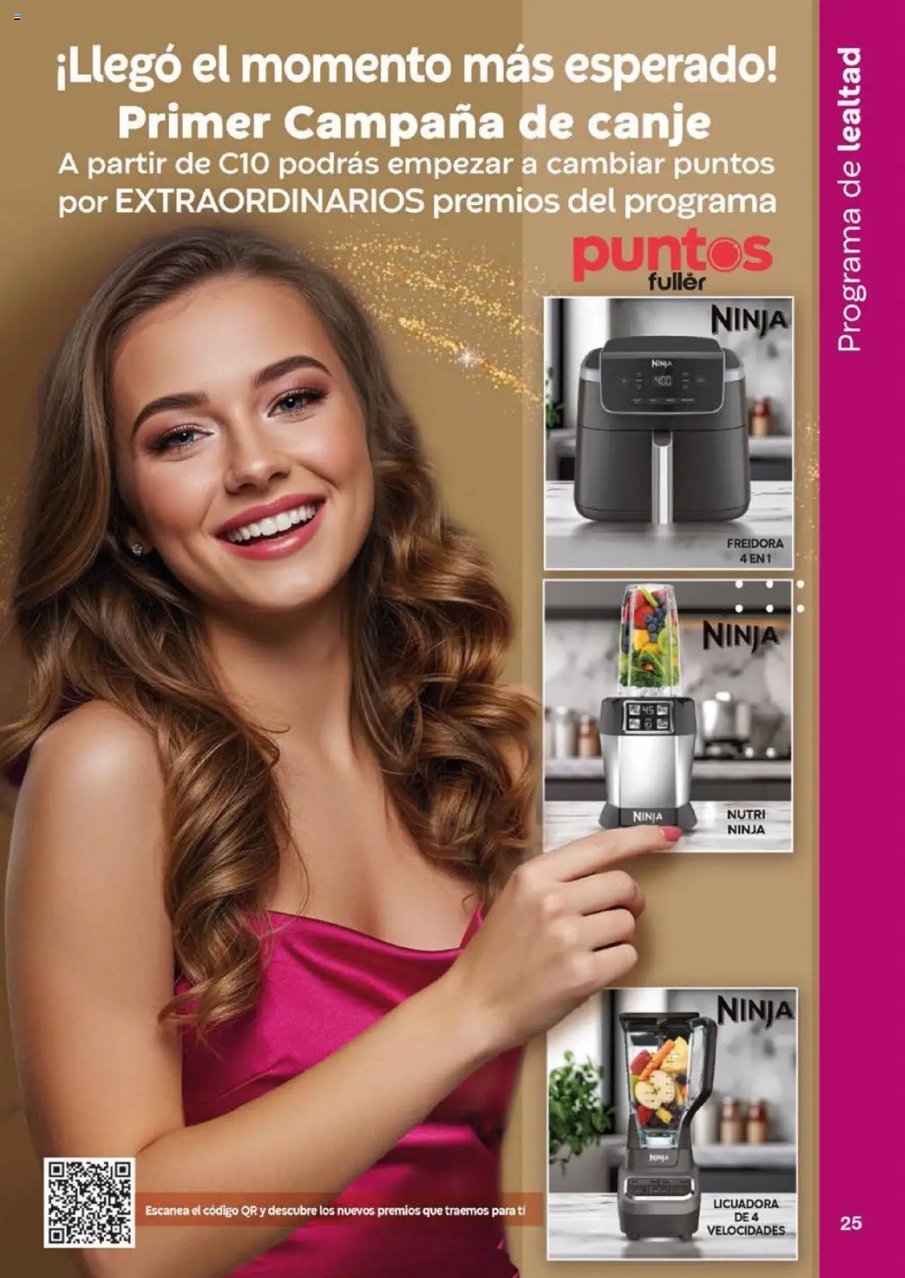Nuevas ofertas de Fuller válidas en toda la República Mexicana desde el 20.08.2025. ¡Encuentra las mejores ofertas en Fuller - Revista Gana Más C10 2025! | Página: 25 | Productos: Licuadora, Freidora, Campana