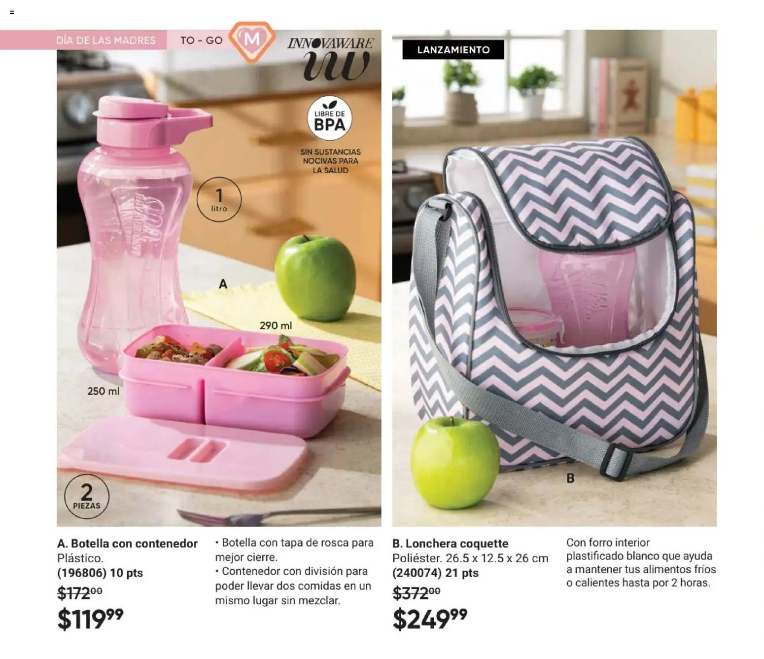 Nuevas ofertas de AVON válidas en toda la República Mexicana desde el 02.04.2026. ¡Encuentra las mejores ofertas en AVON Casa & Estilo 6 2026! | Página: 10 | Productos: Contenedor, Botella