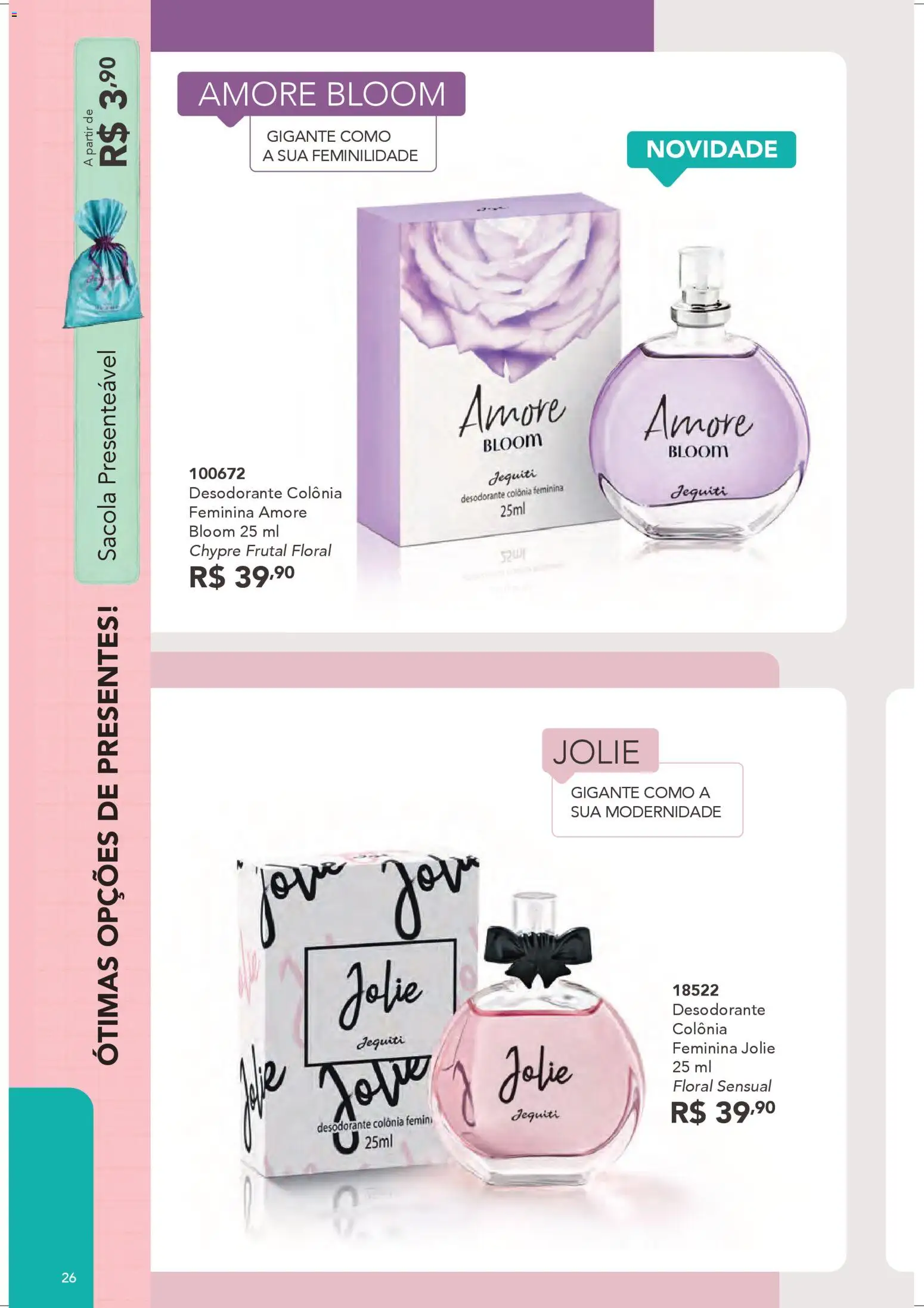 Jequiti Folheto - válido de 28.03.2026 | Página: 26 | Produtos: Desodorante