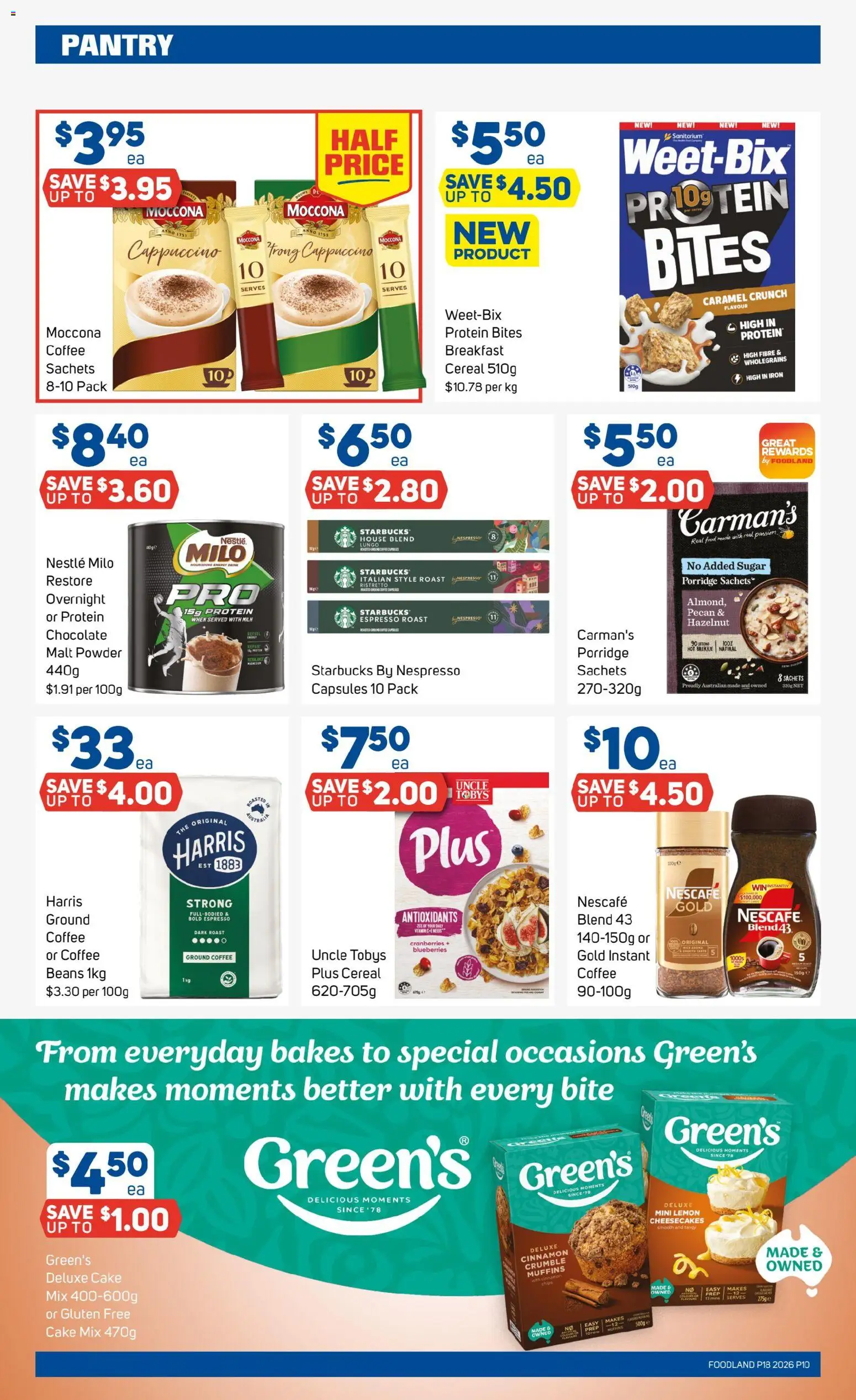 Foodland catalogue - valid from 29.04.2026 | Page: 10 | Products: Muffins, Lemon, Blueberries, Iron
