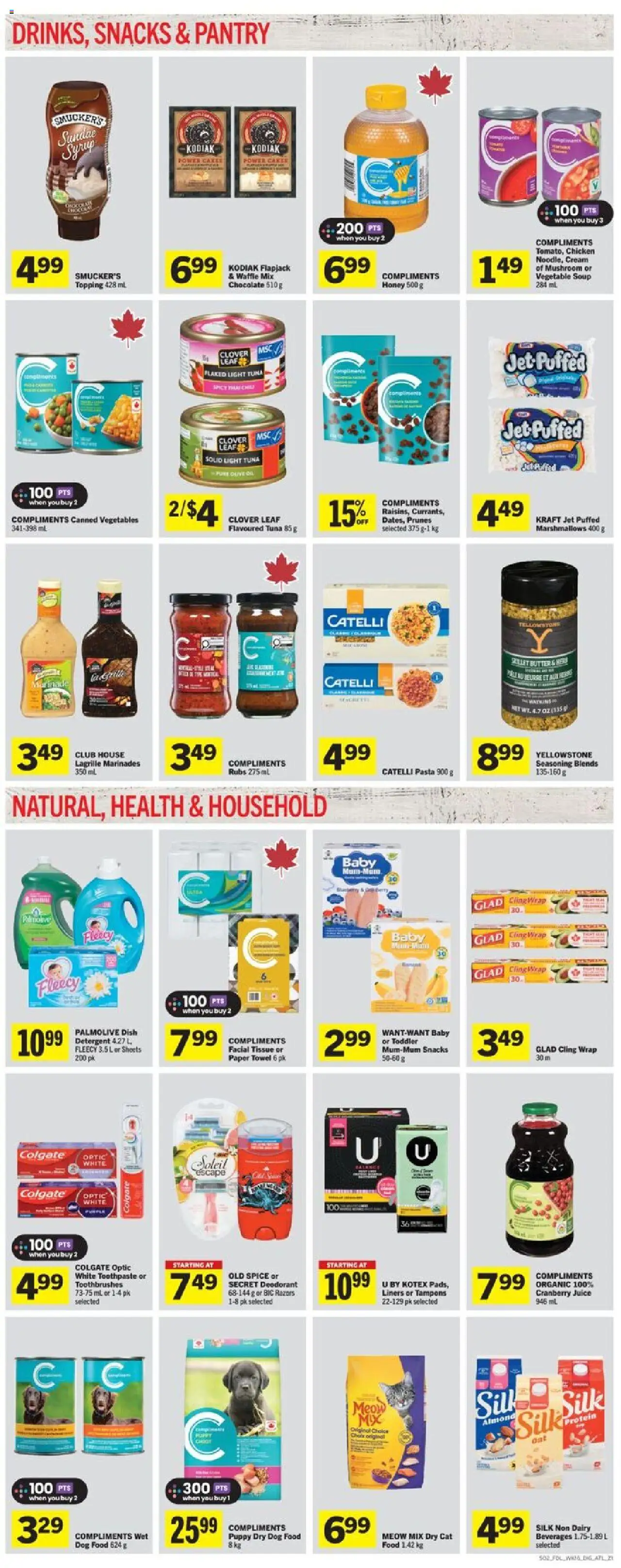 Foodland flyer valid from 14.08.2025 | Page: 6 | Products: Pasta, Cream, Deodorant, Chicken