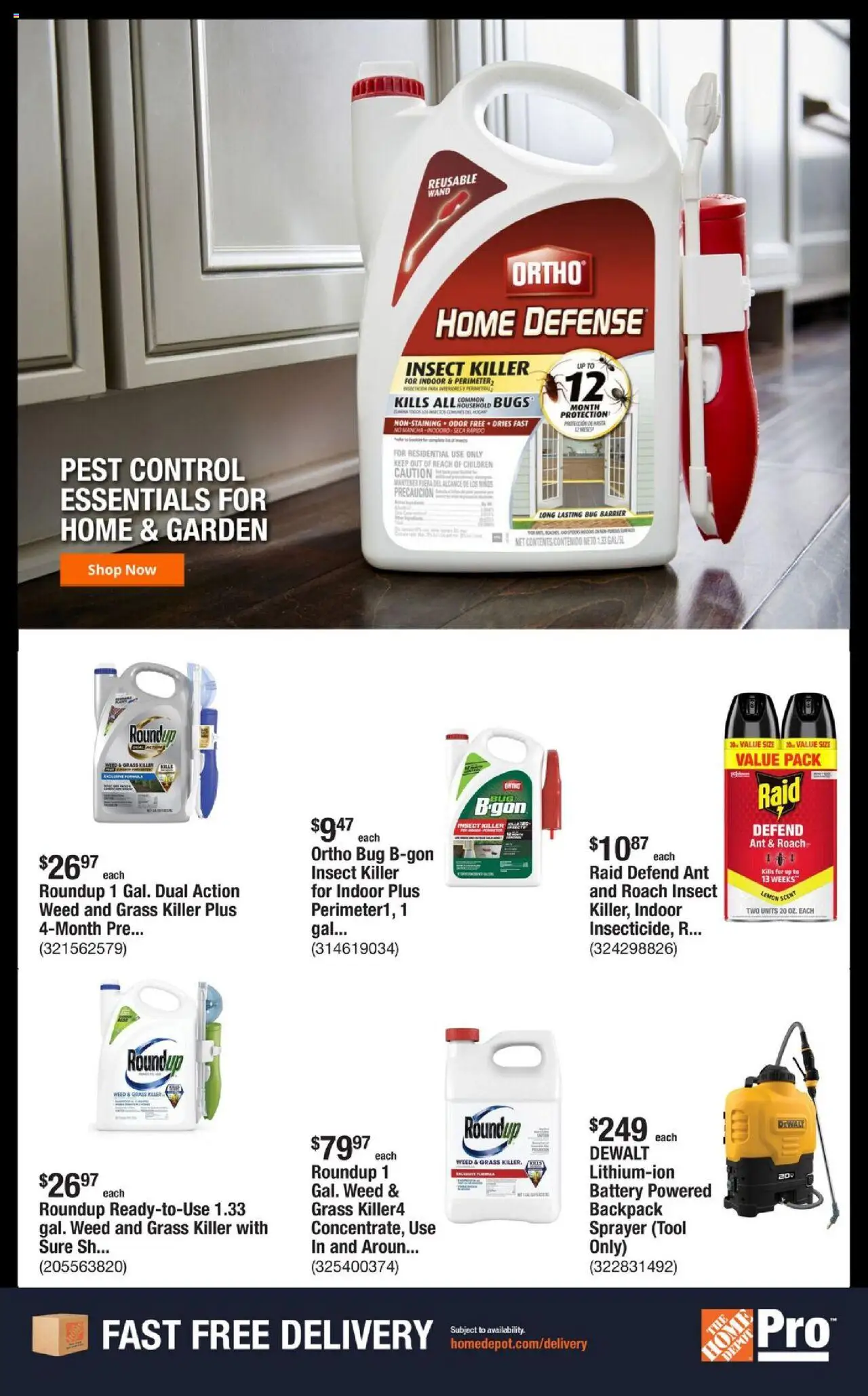 Home Depot Shop Pro Ad - FL - valid from 22.09.2025 | Page: 5 | Products: Battery, Lemon, Backpack