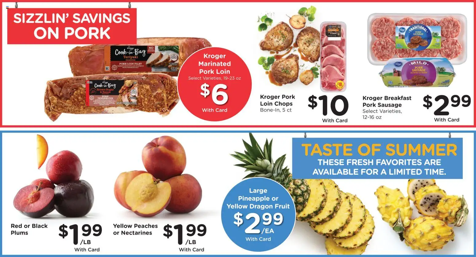 Dillons Weekly Ad - KS - valid from 25.02.2026 | Page: 9 | Products: Peaches, Pork, Sausage, Bag