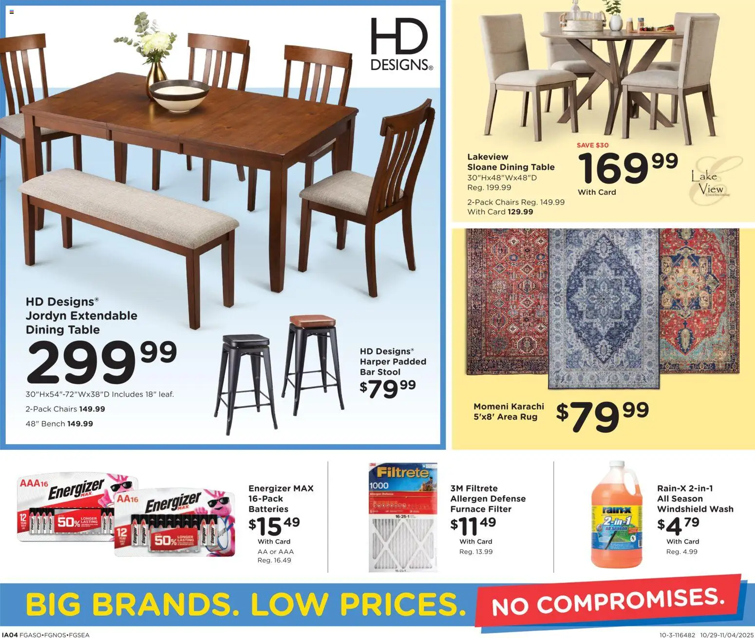 Fred Meyer Home & Apparel - valid from 29.10.2025 | Page: 4 | Products: Table, Windshield