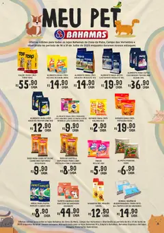 Bahamas Supermercados - Ofertas Meu Pet - Pré-Visualização do folheto da loja Bahamas Supermercados, válido de 16.07.2025
