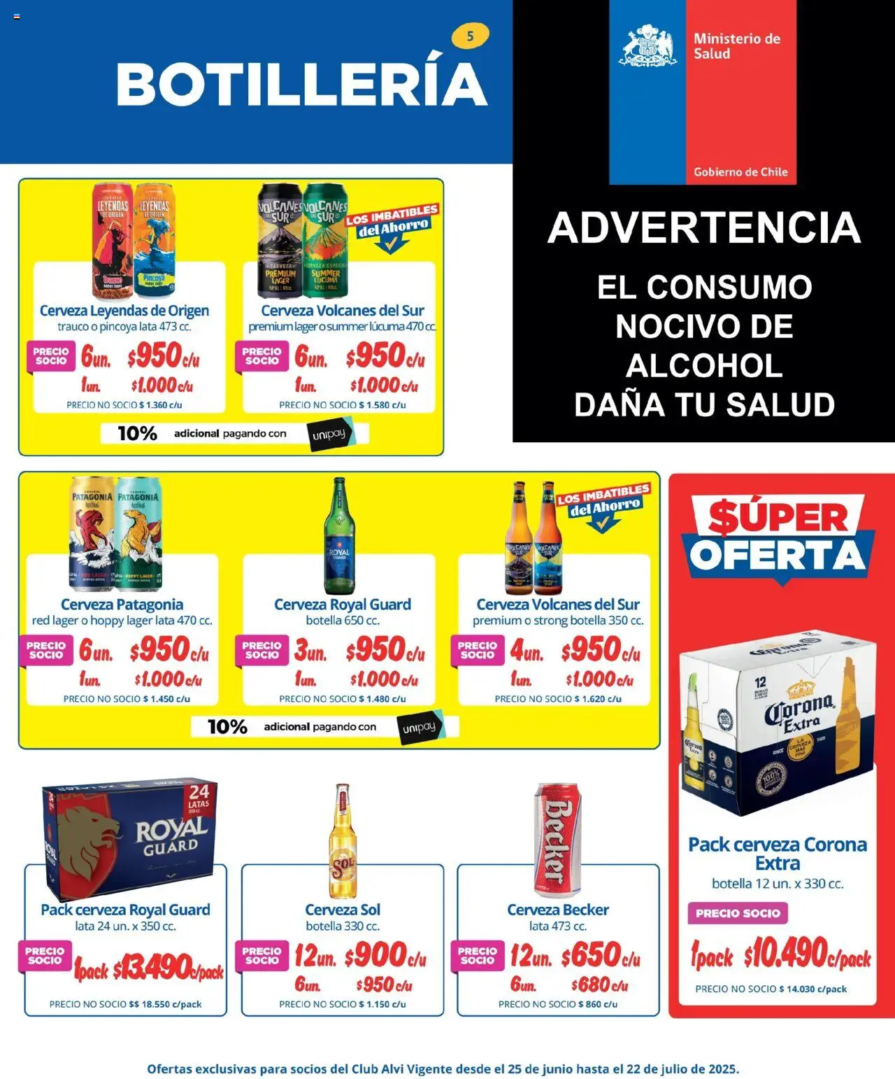 Alvi catálogo │ válido desde el 25.06.2025 | Página: 5 | Productos: Botella, Cerveza